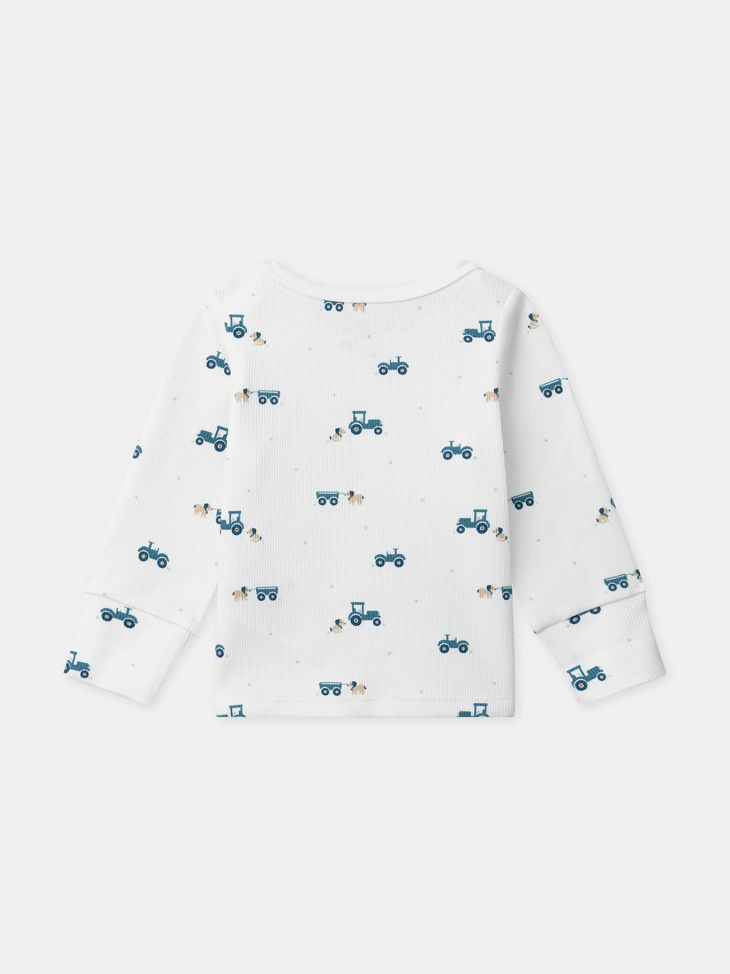 Pyjama écru évolutif imprimé tracteurs Bébé Garçon - Image 4