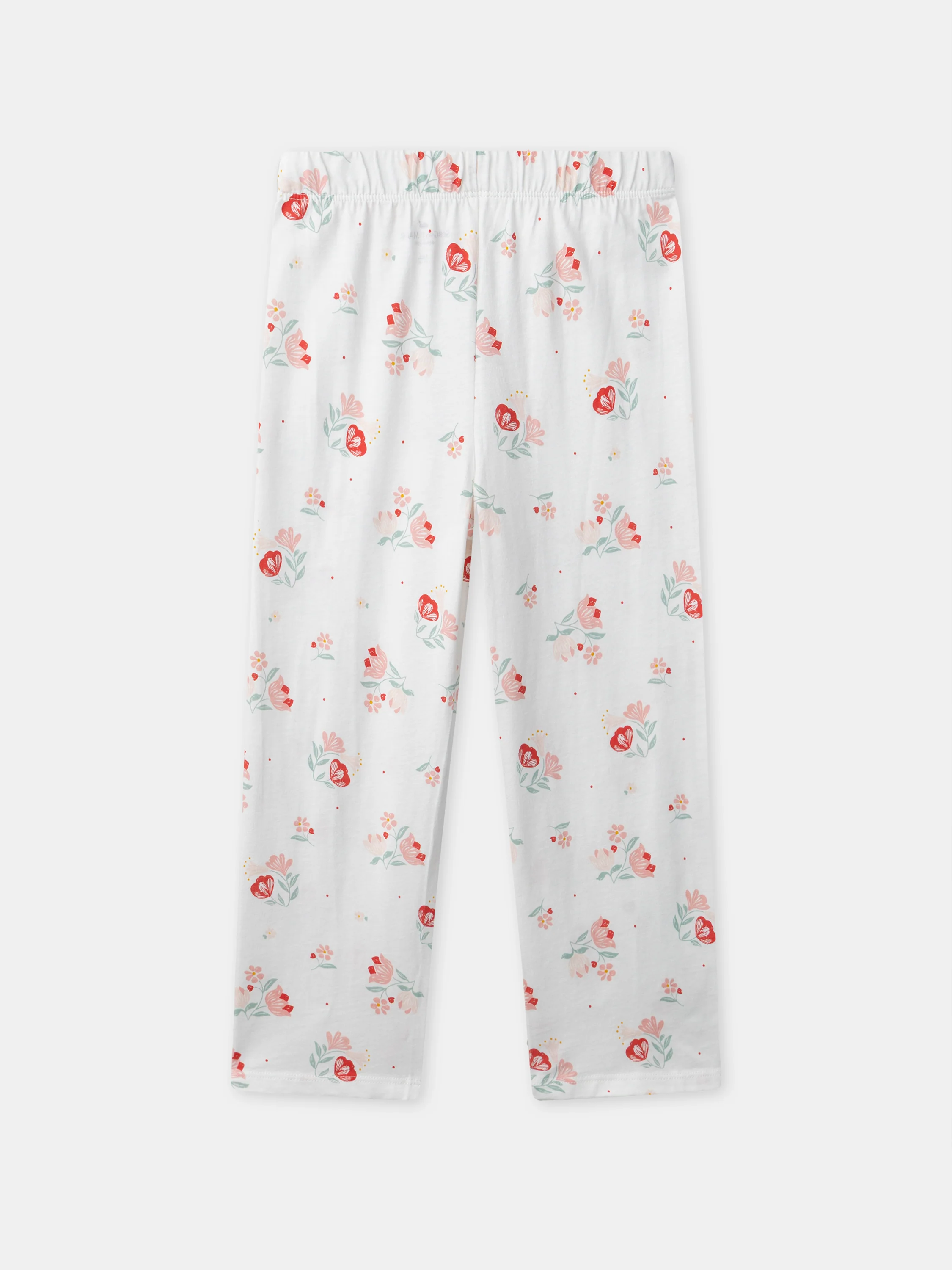 Pyjama écru imprimé fleurs Fille - Image 9