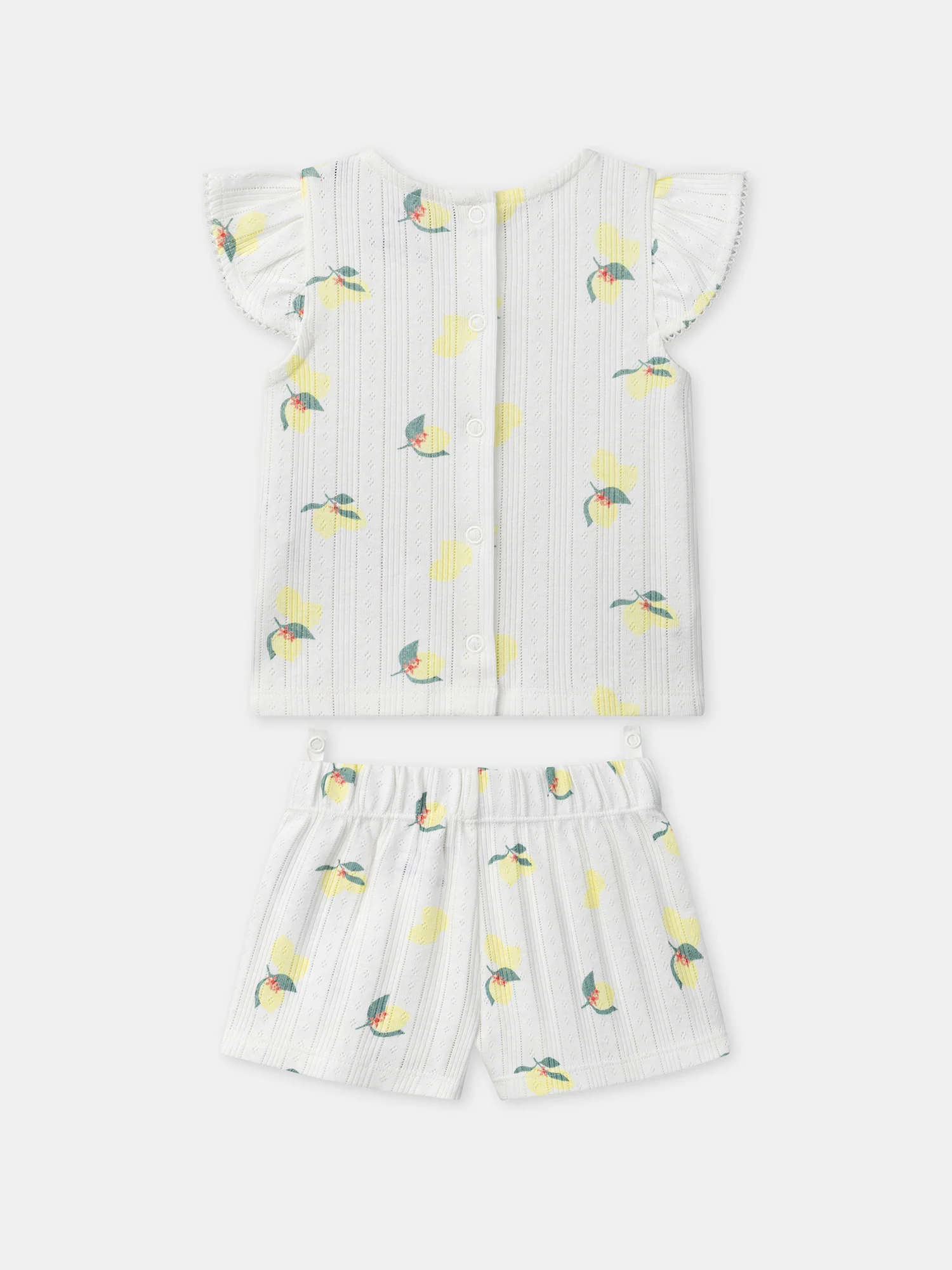 Pyjama écru imprimé citrons Bébé Fille - Image 12