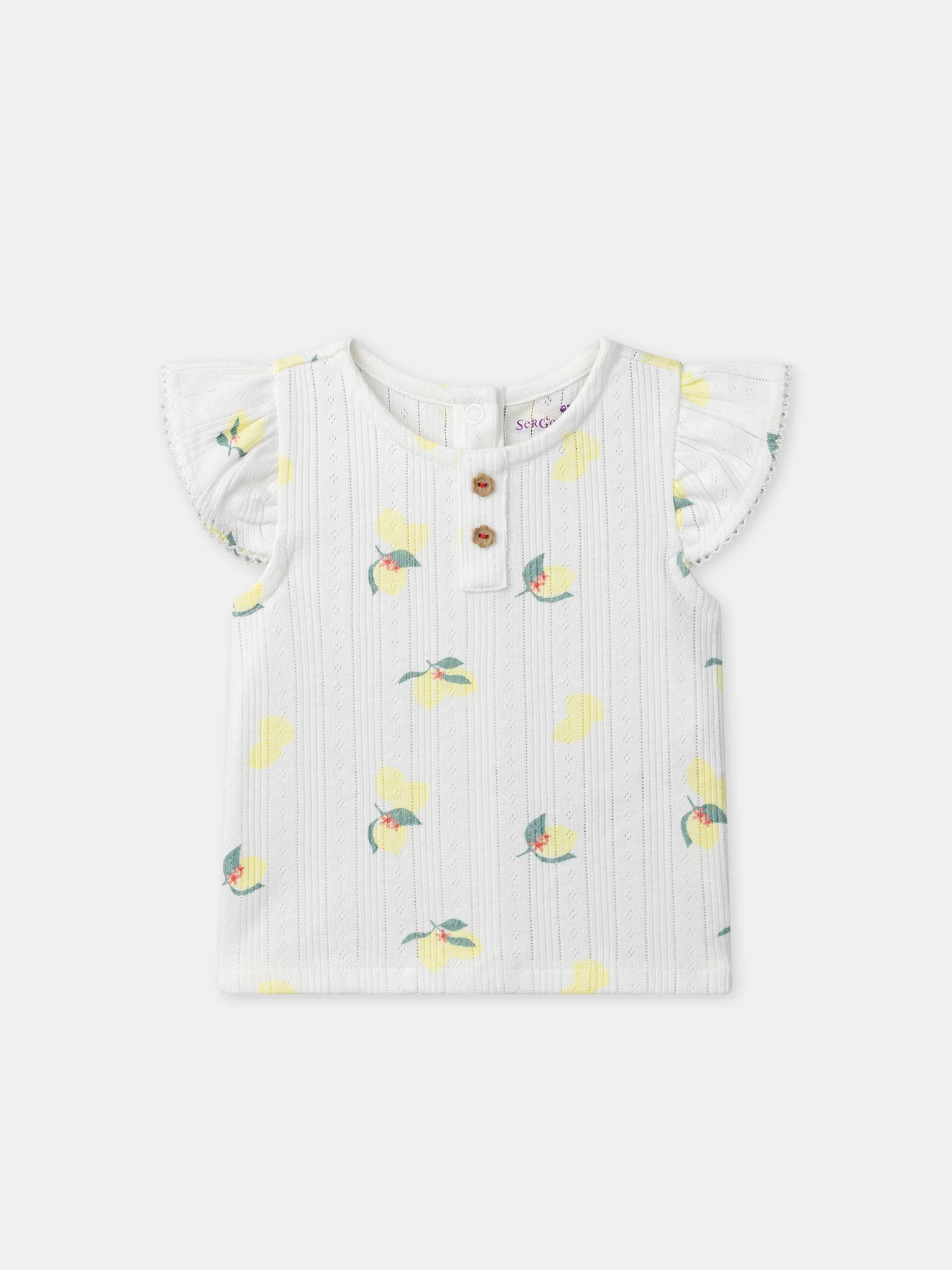 Pyjama écru imprimé citrons Bébé Fille - Image 6
