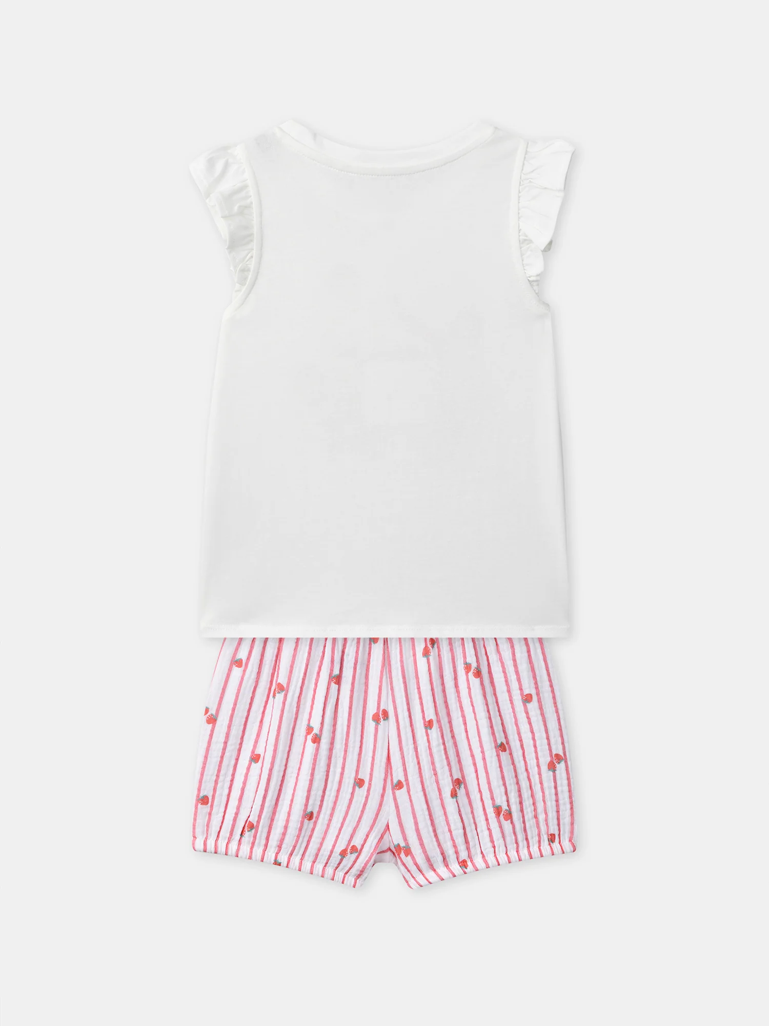 Pyjama écru imprimé fraises Fille - Image 11