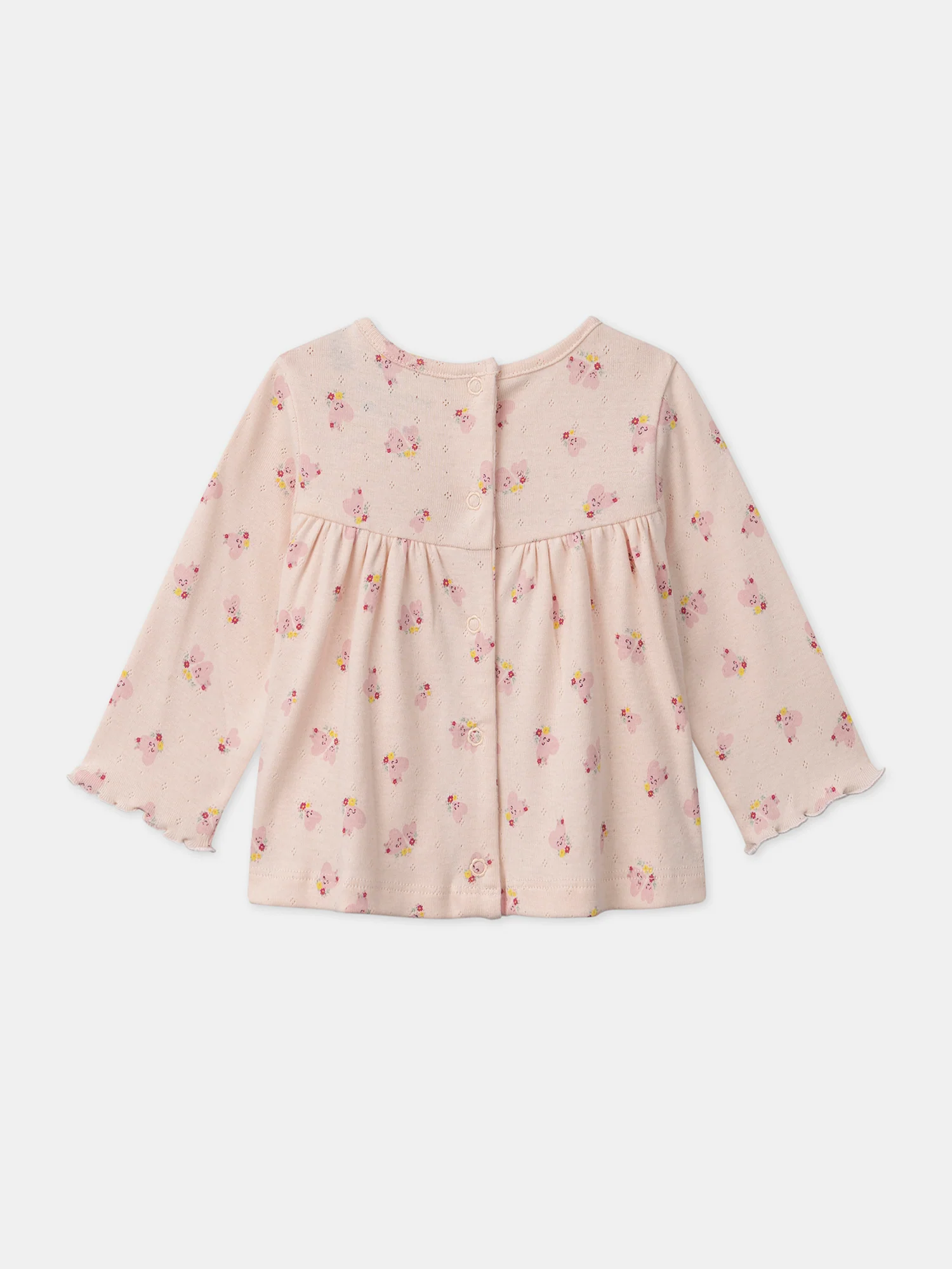 Pyjama en maille ajourée et imprimée - Image 4