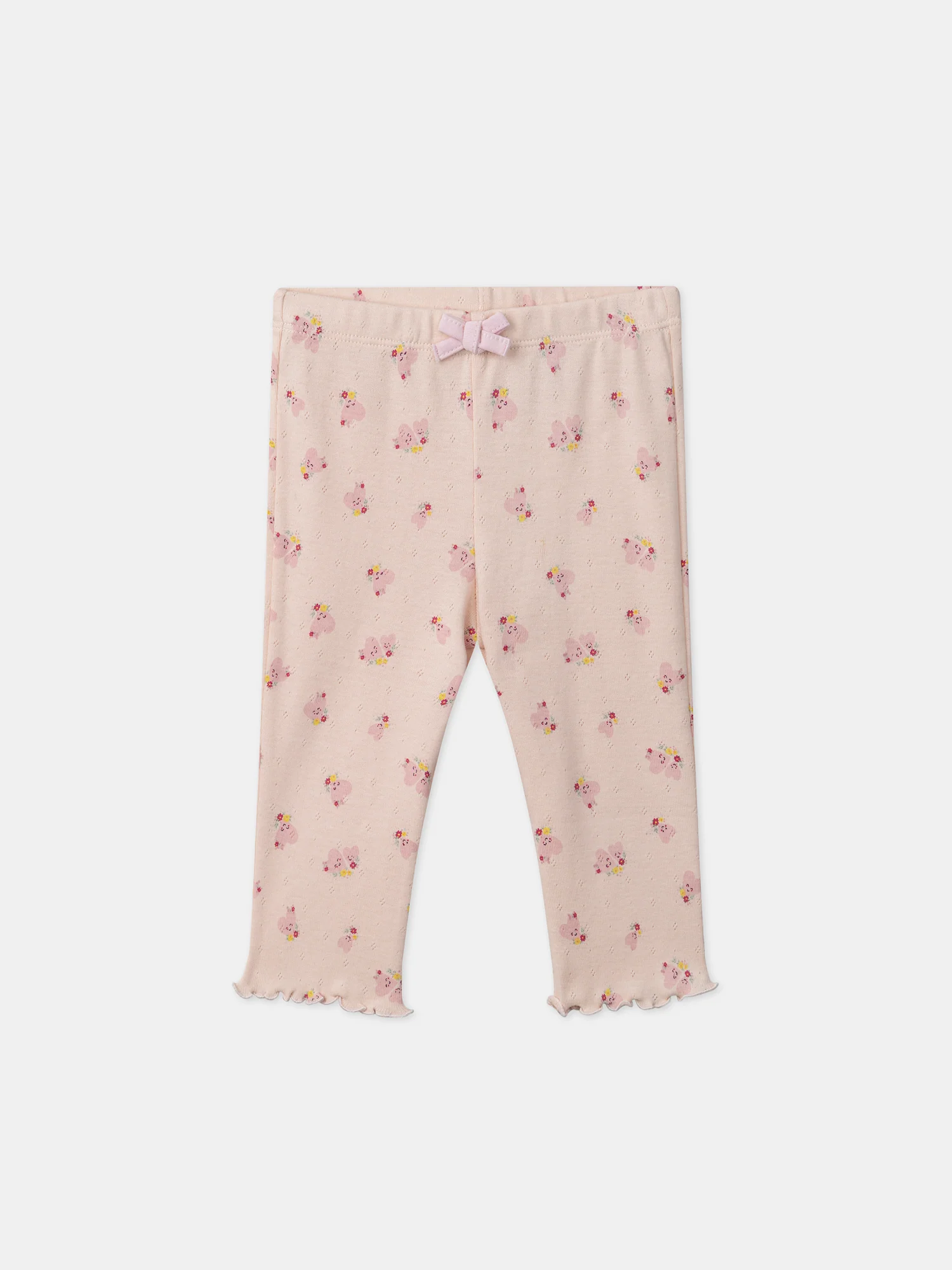 Pyjama en maille ajourée et imprimée - Image 5
