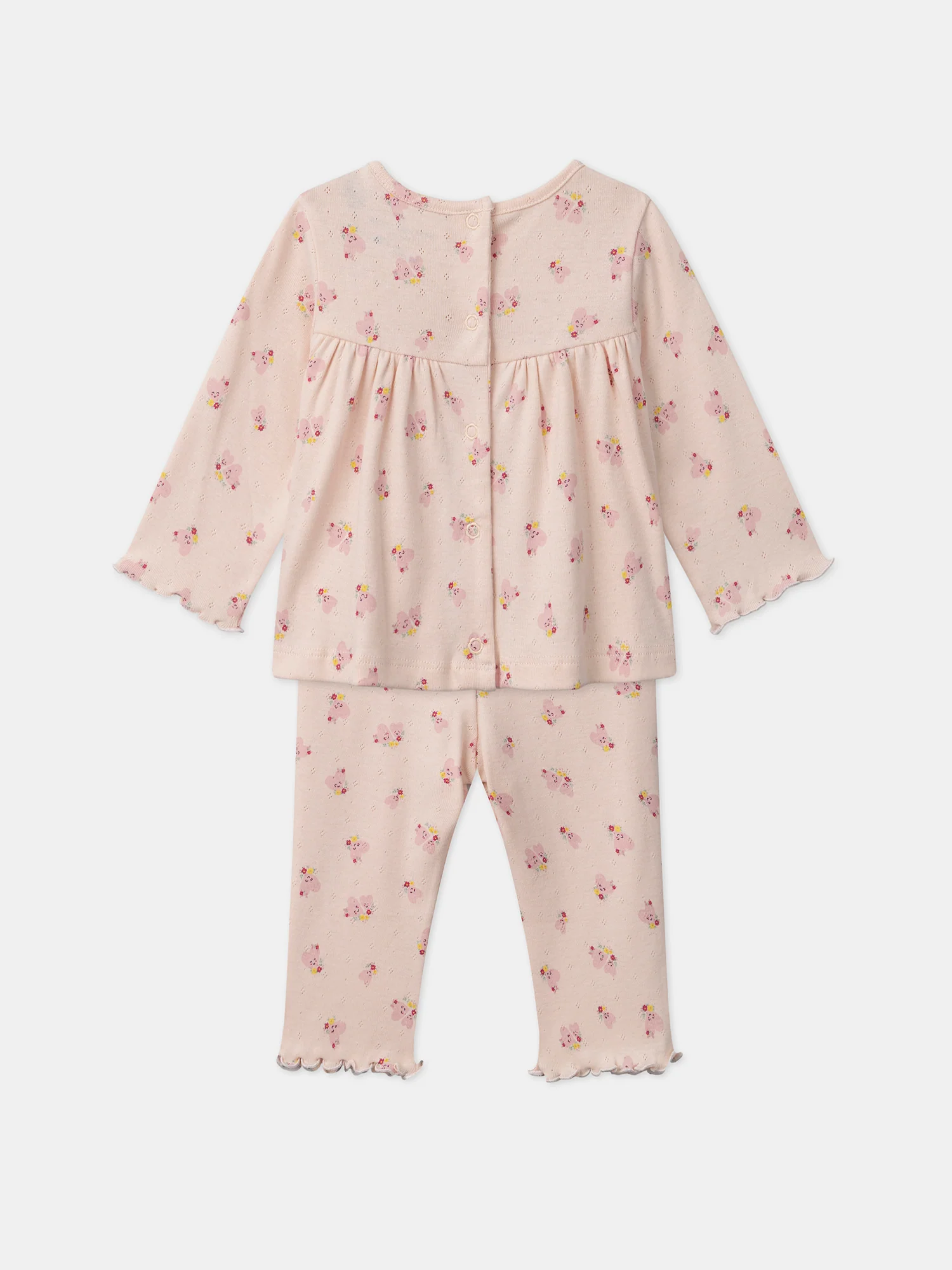 Pyjama en maille ajourée et imprimée - Image 9