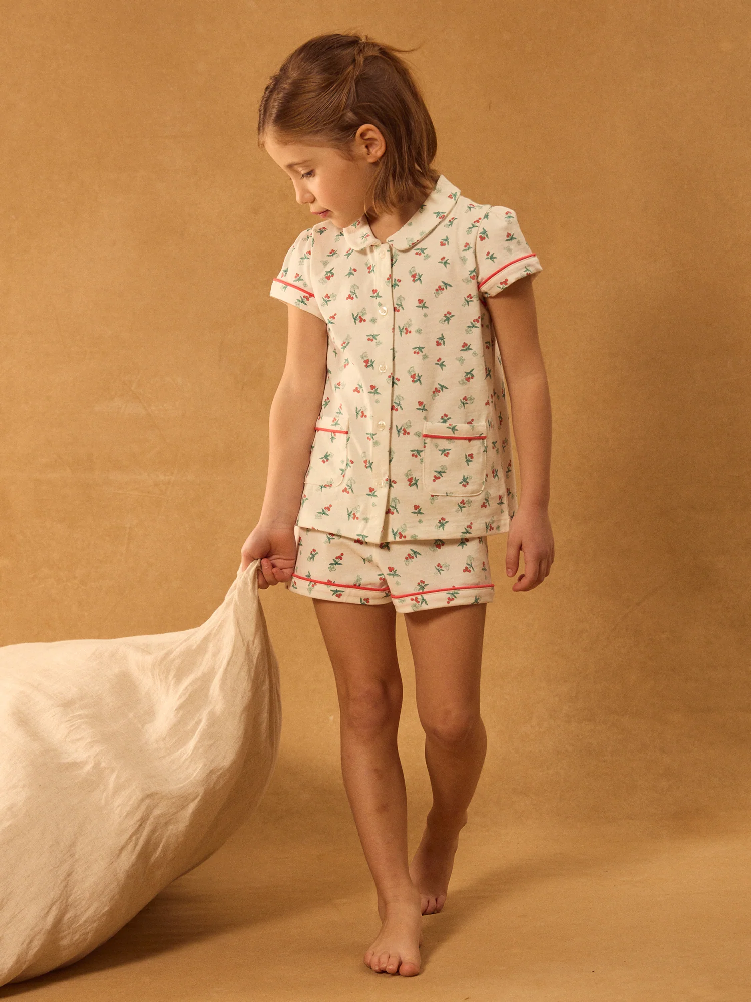 Pyjama imprimé cerises Fille - Image 4