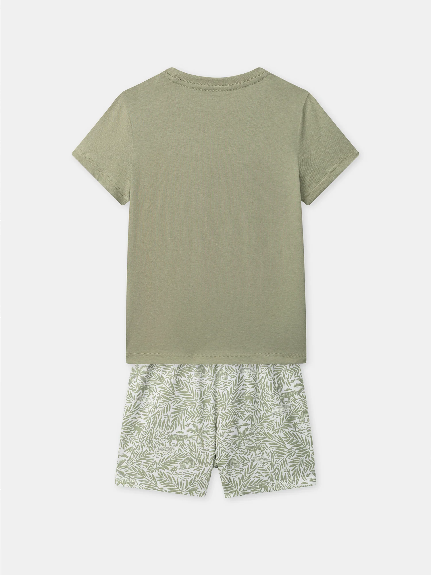 Pyjama kaki imprimé léopard et feuillages Garçon - Image 11
