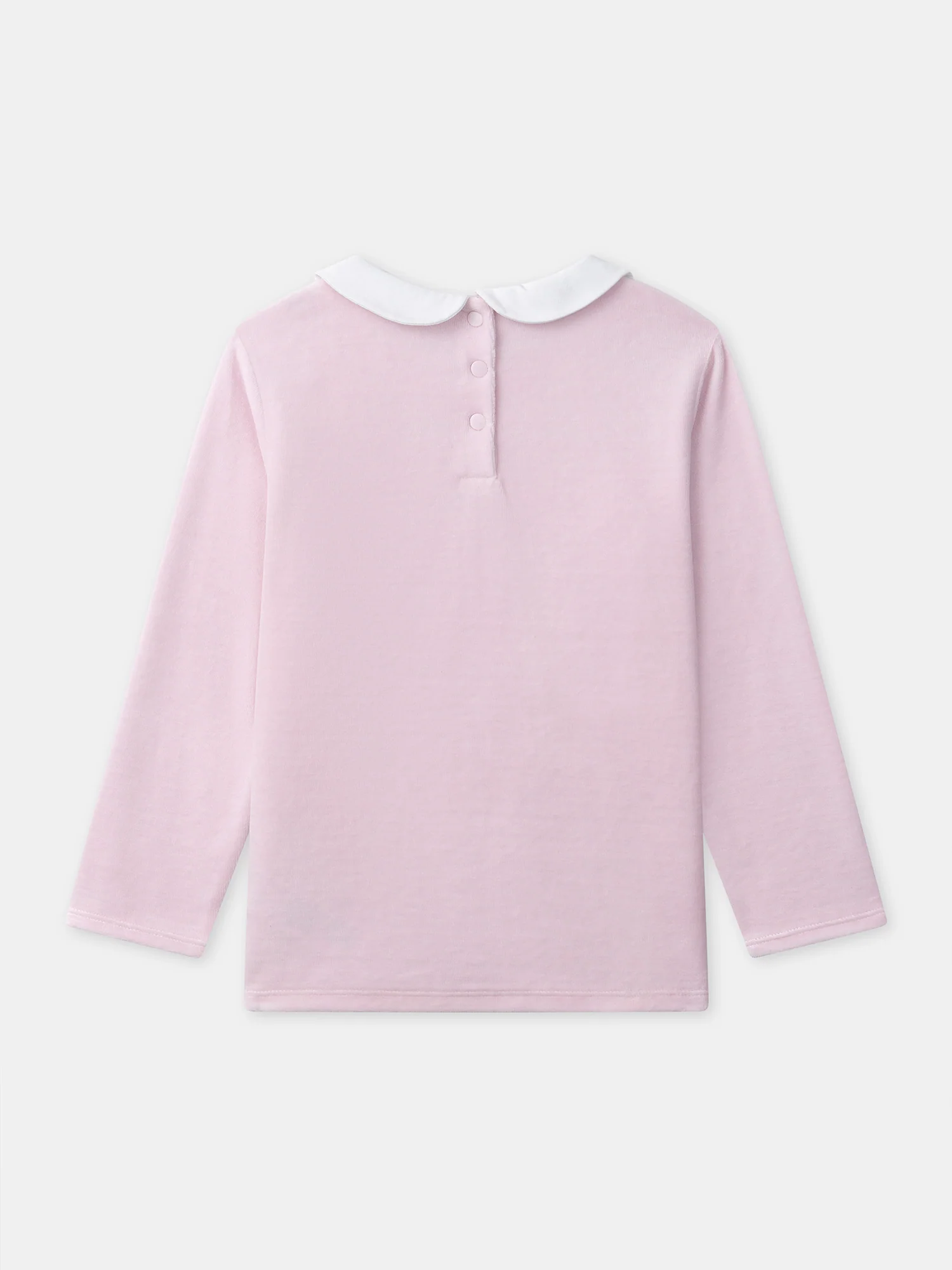 Pyjama rose en velours Fille - Image 7