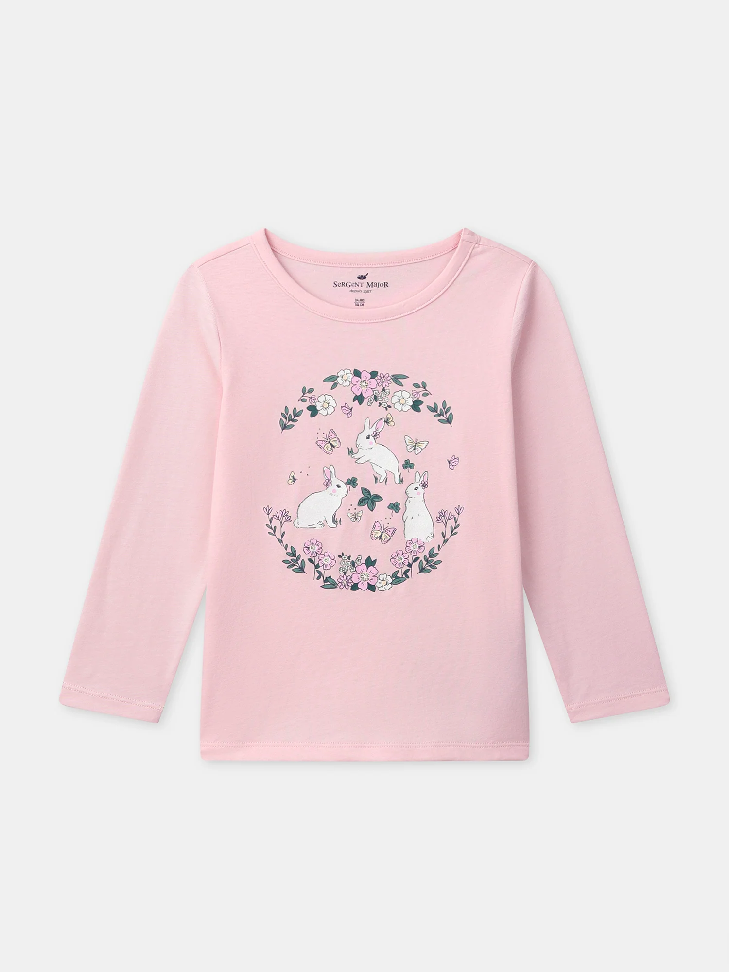 Pyjama rose + masque lapin Fille - Image 4