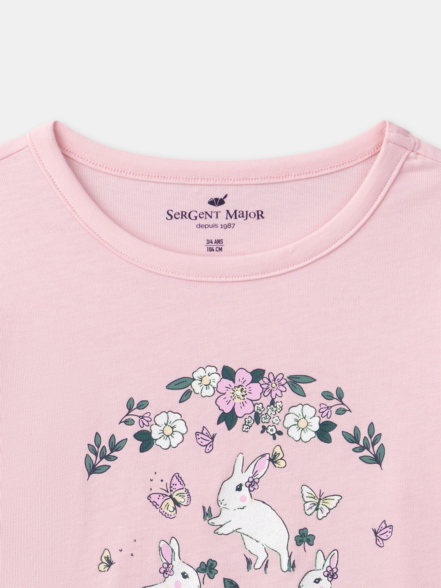 Pyjama rose + masque lapin Fille - Image 5