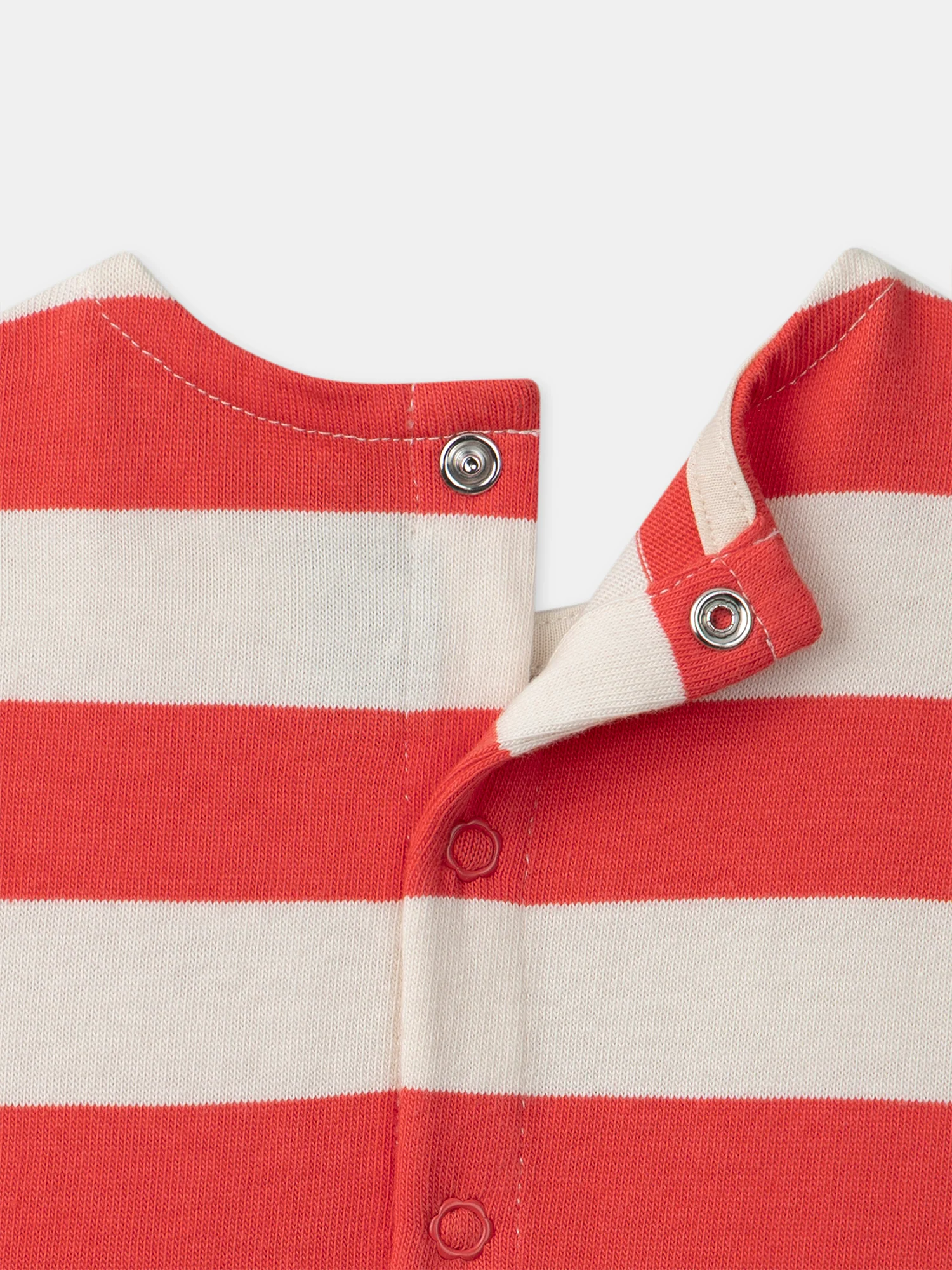 Robe à rayures rouges et écrues Bébé Fille - Image 8