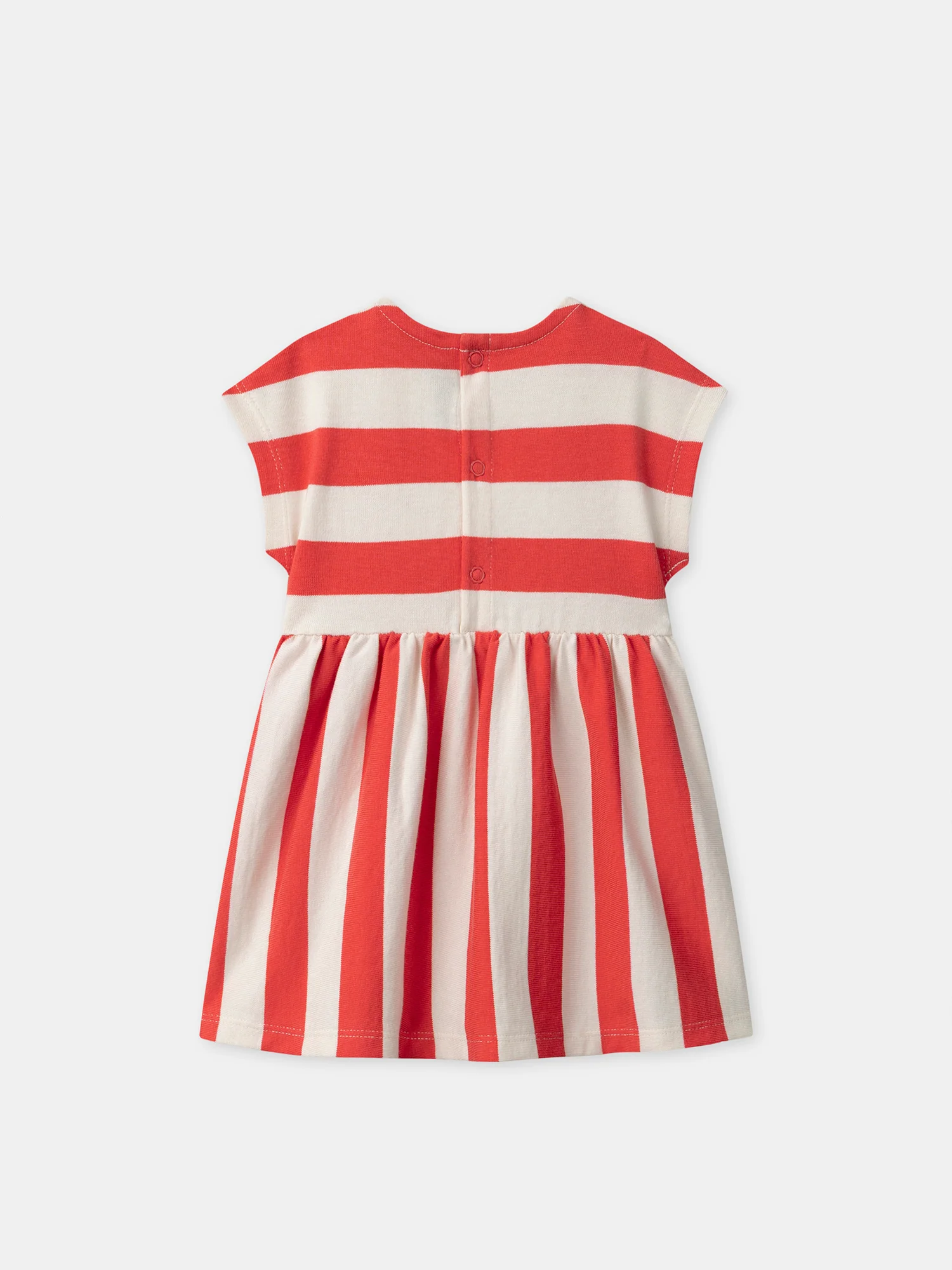 Robe à rayures rouges et écrues Bébé Fille - Image 9