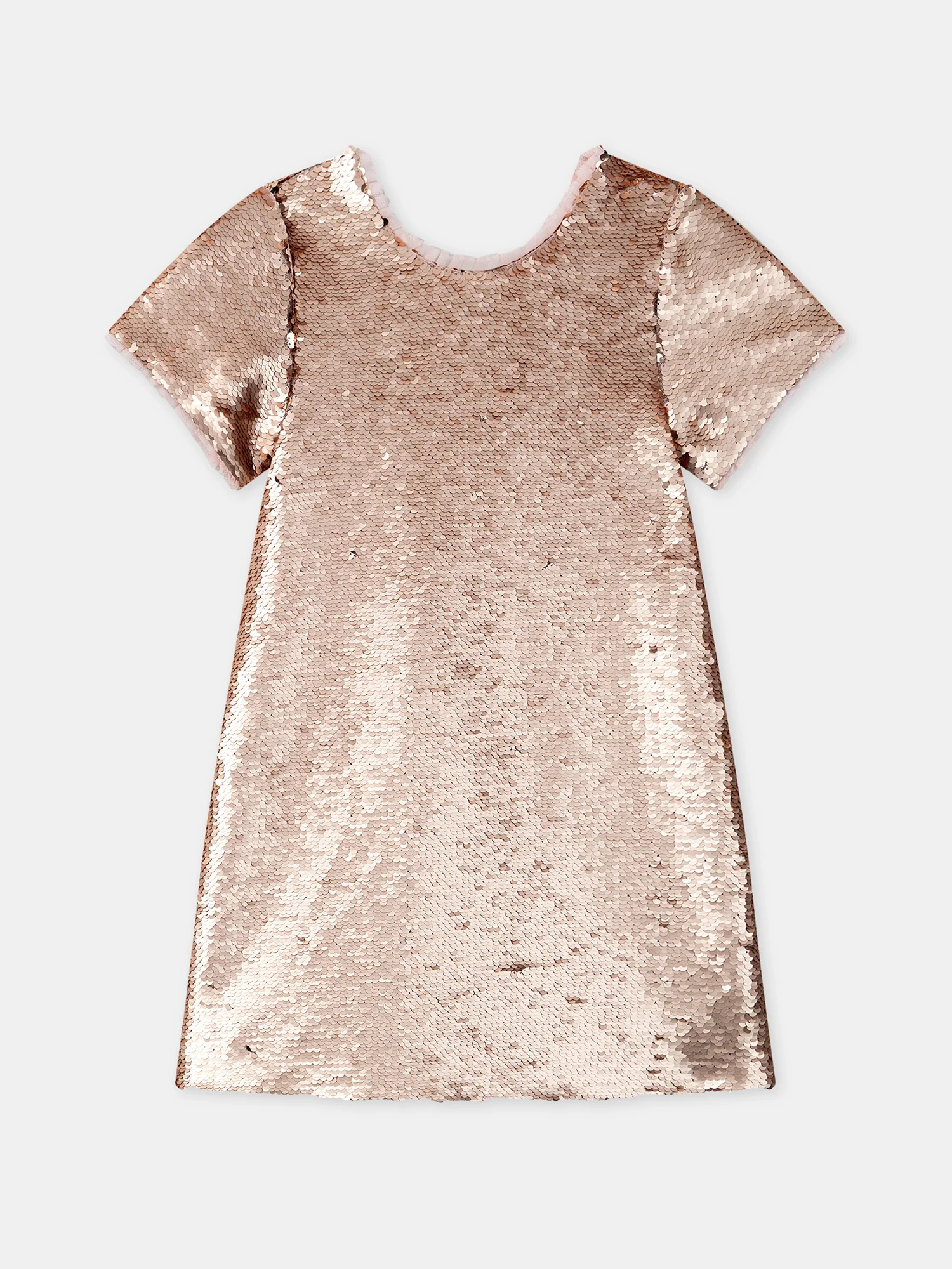 Robe Ă sequins roses Fille
