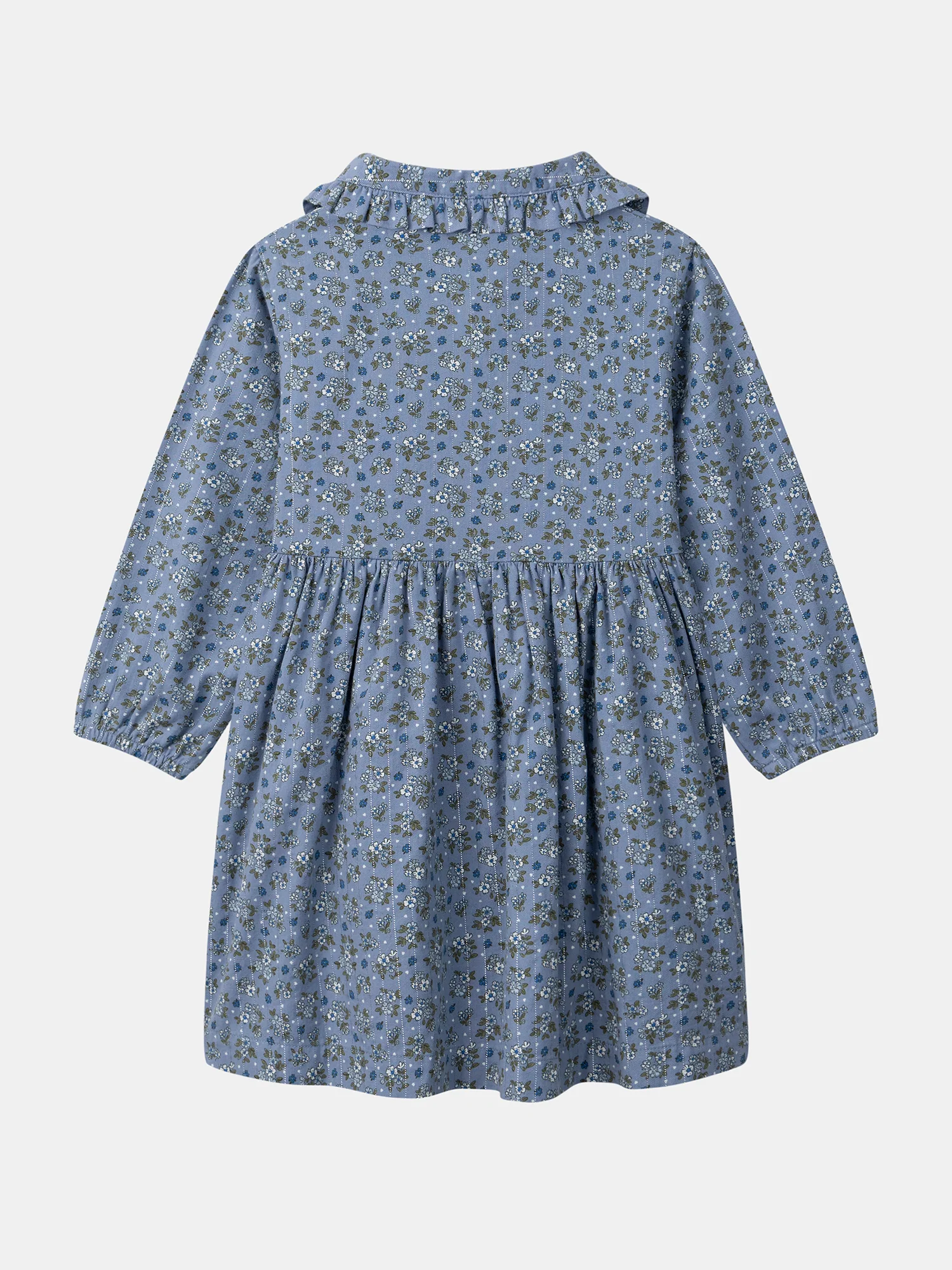 Robe bleue imprimé fleuri Fille - Image 6