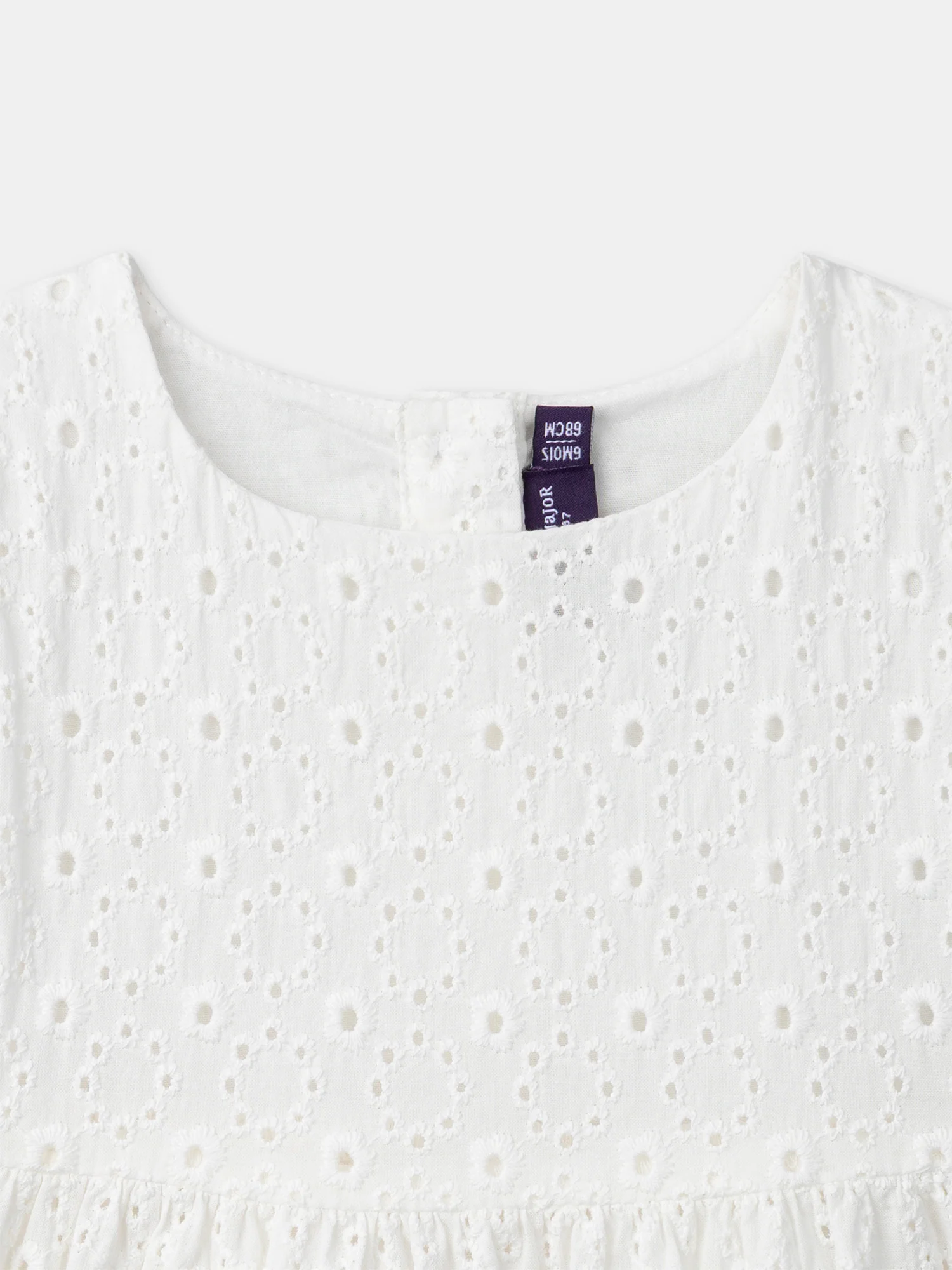 Robe + bloomer brodée écru Bébé Fille - Image 3