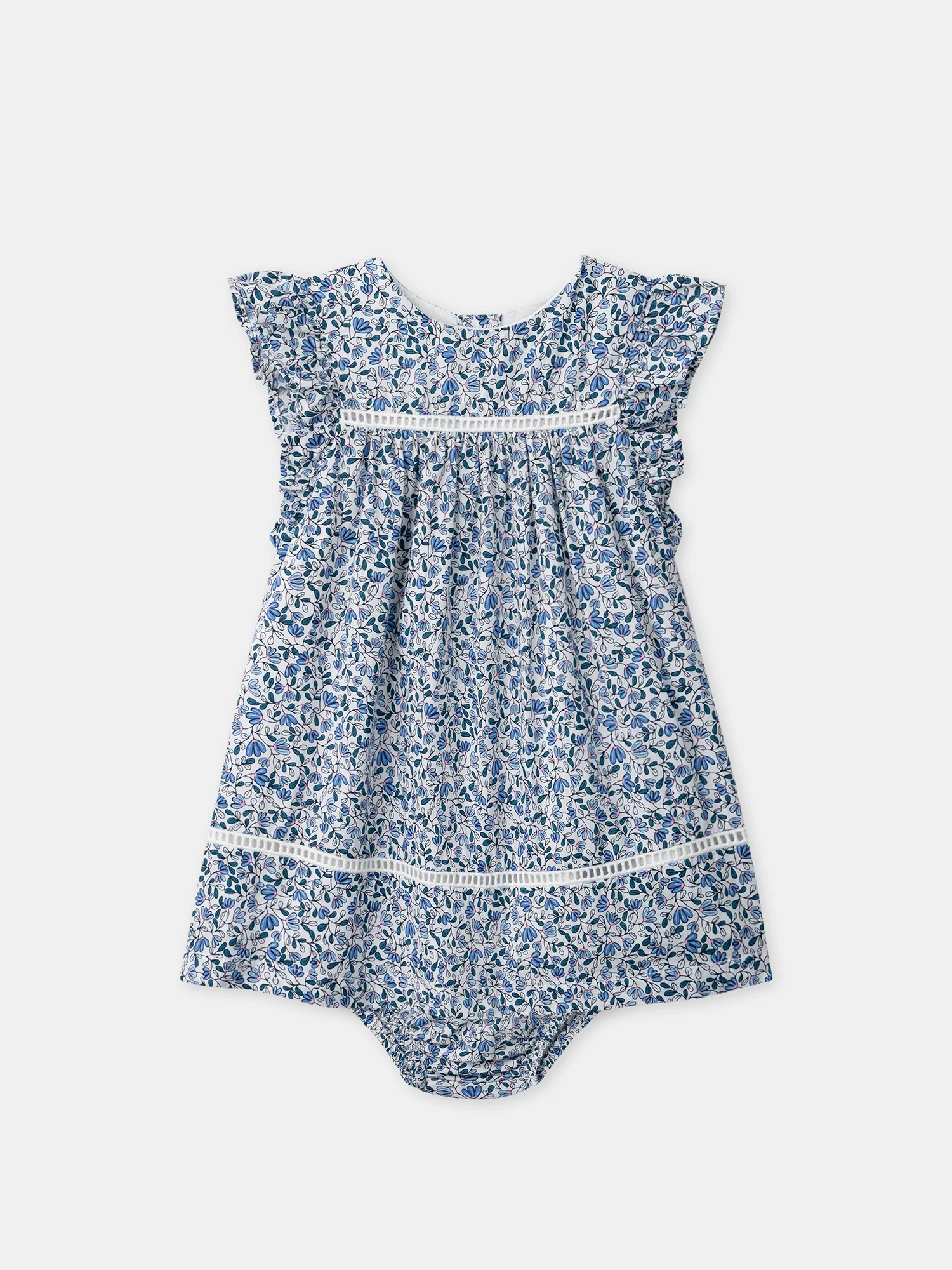 Robe + bloomer imprimé fleuri Bébé Fille