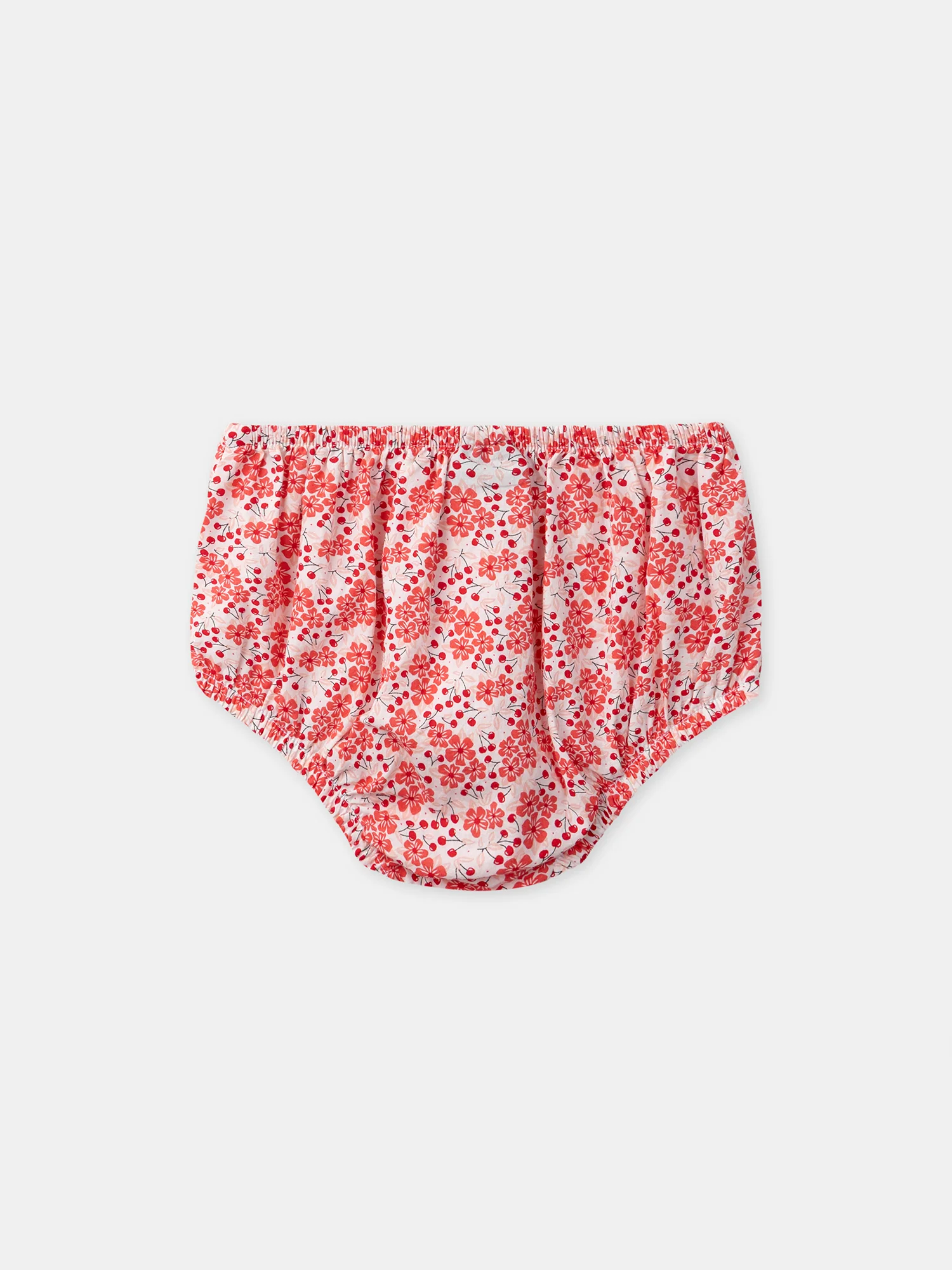 Robe + bloomer imprimé fleurie et cerises Bébé Fille - Image 10