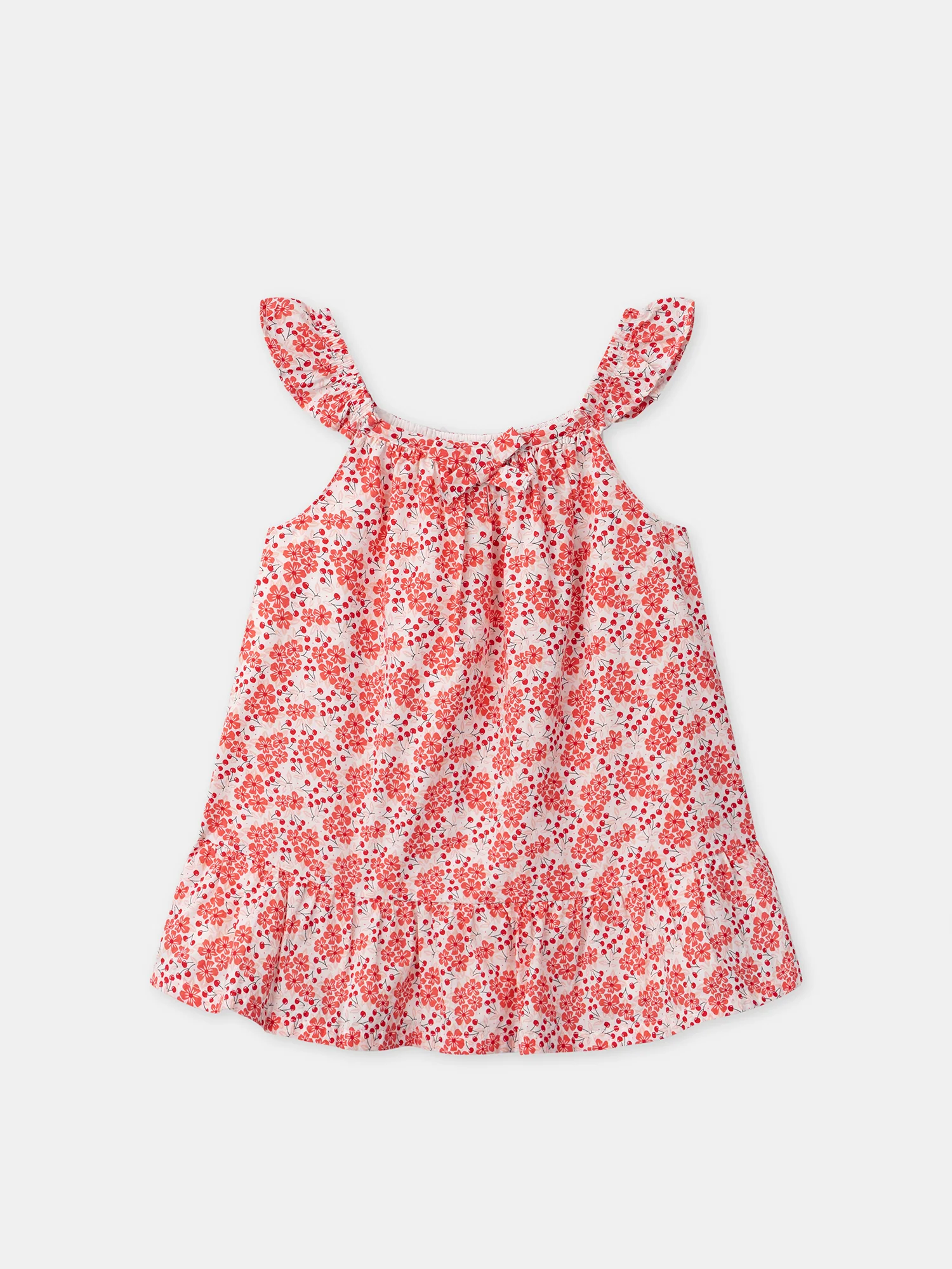 Robe + bloomer imprimé fleurie et cerises Bébé Fille - Image 6