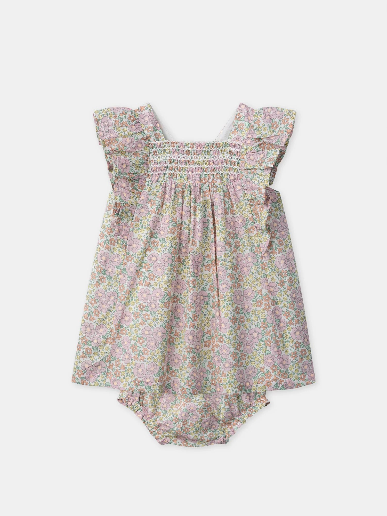 Robe + bloomer imprimé fleuri Bébé Fille