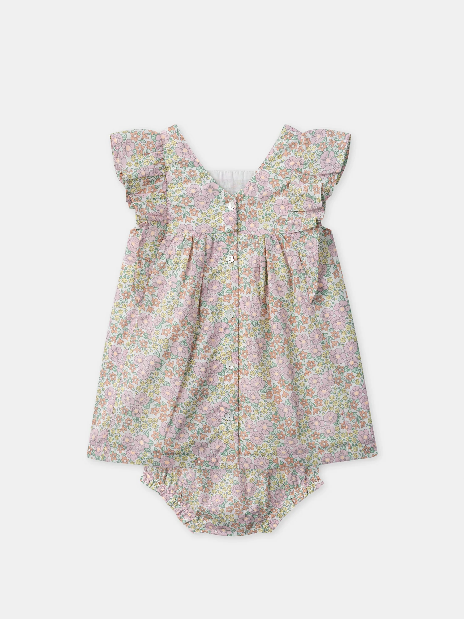Robe + bloomer imprimé fleuri Bébé Fille - Image 12