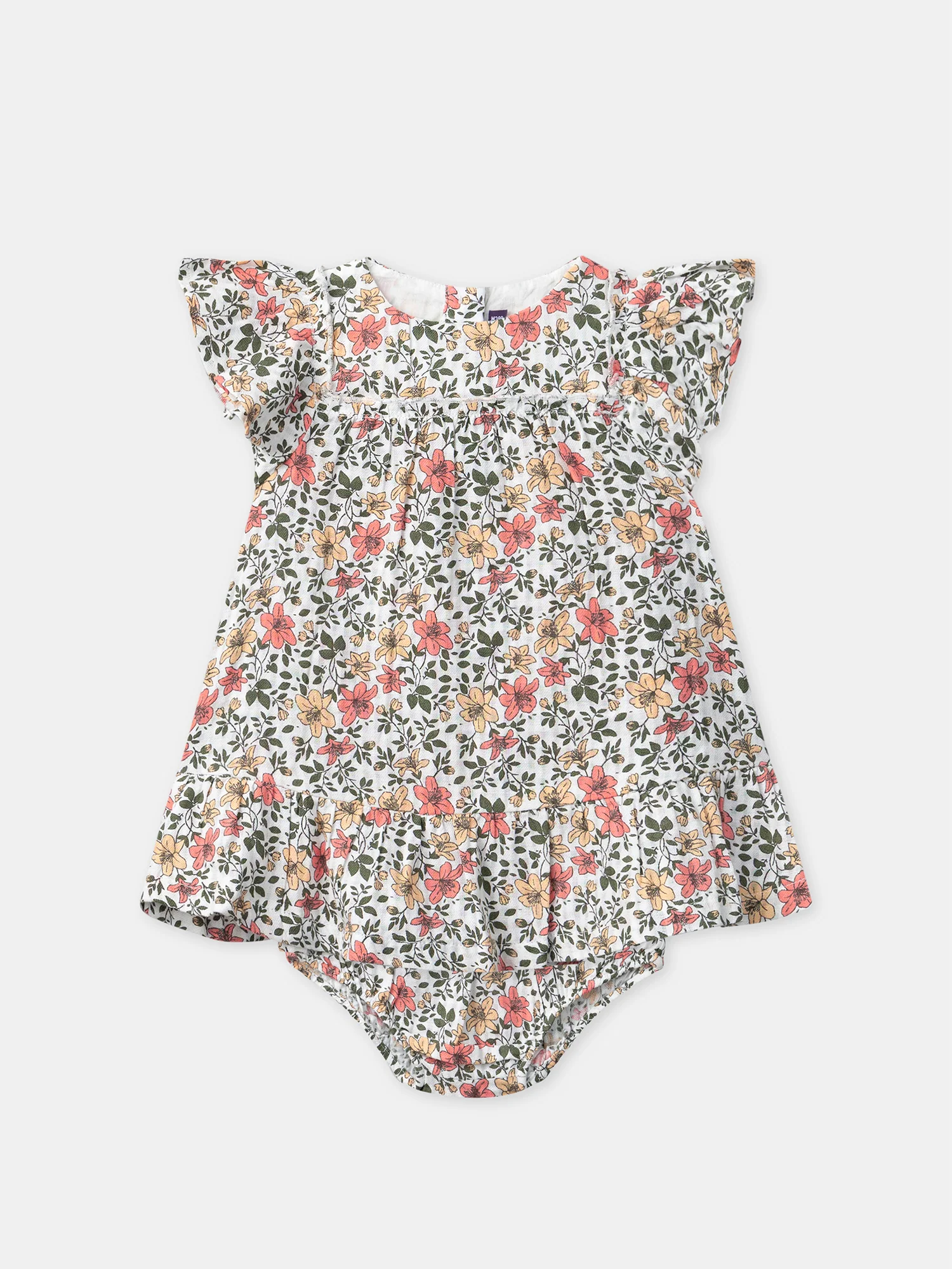 Robe + bloomer imprimé fleuri Bébé Fille