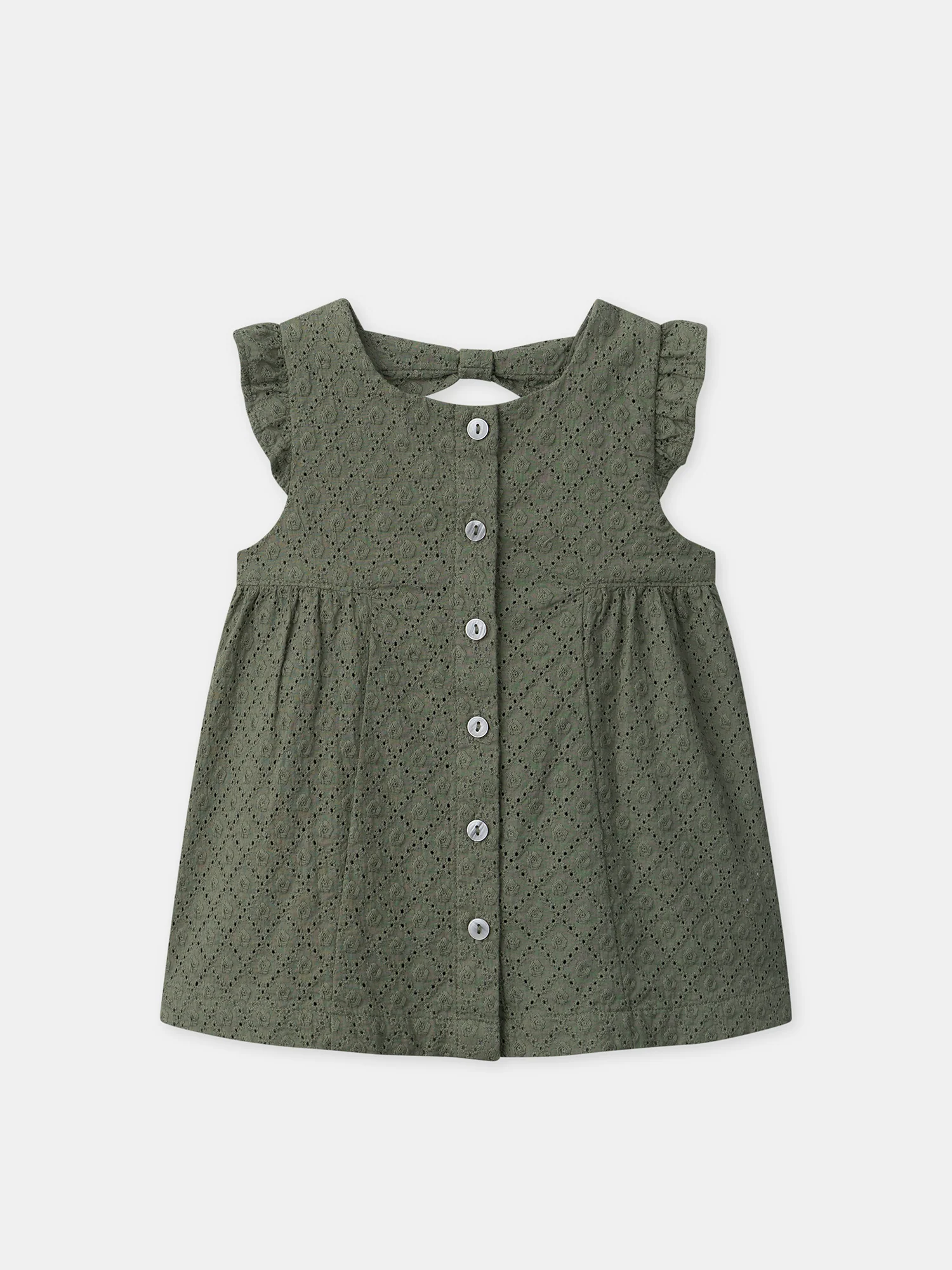 Robe + bloomer kaki Bébé Fille - Image 6