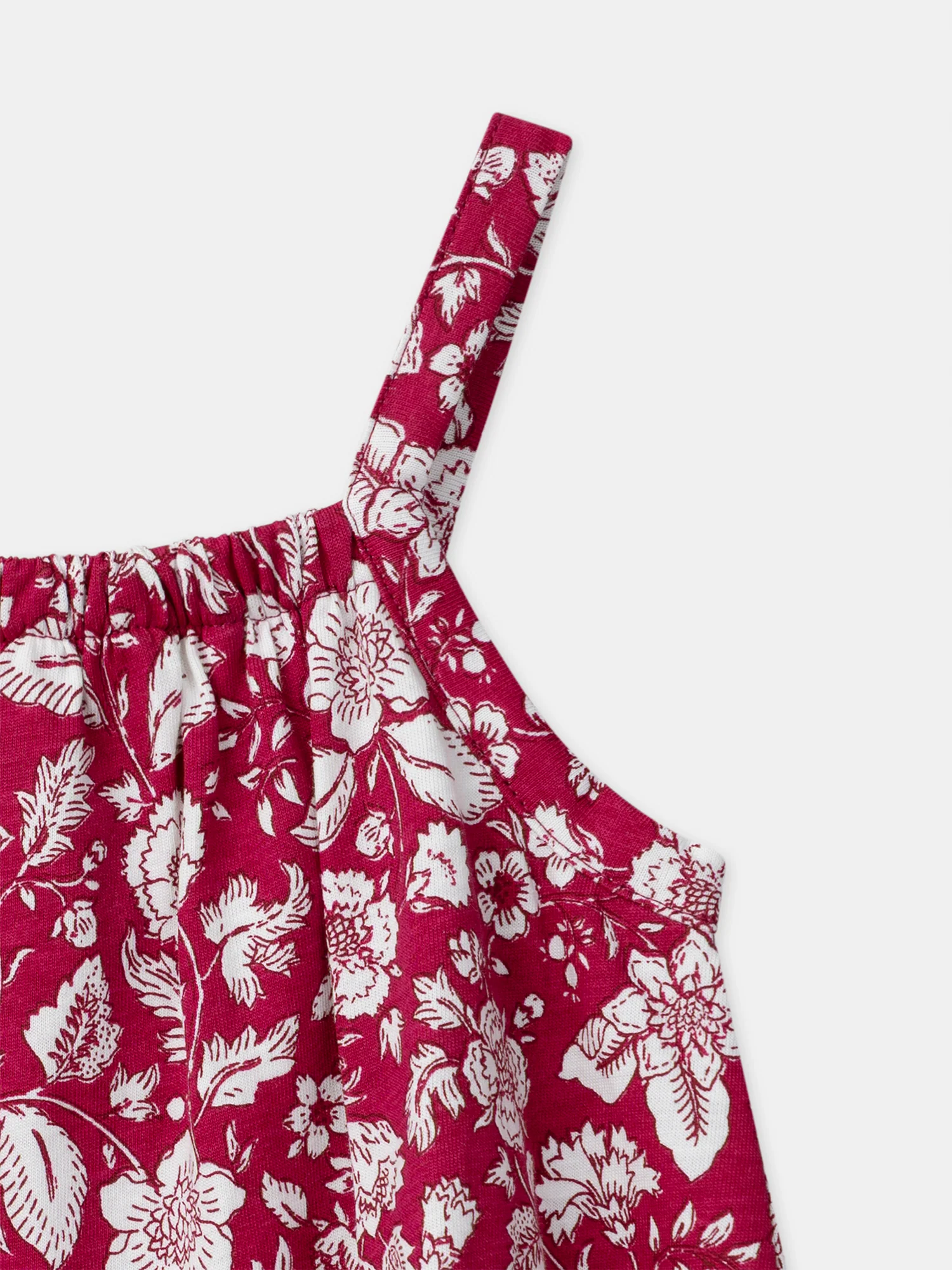 Robe body fuchsia imprimé fleuri Bébé Fille - Image 2