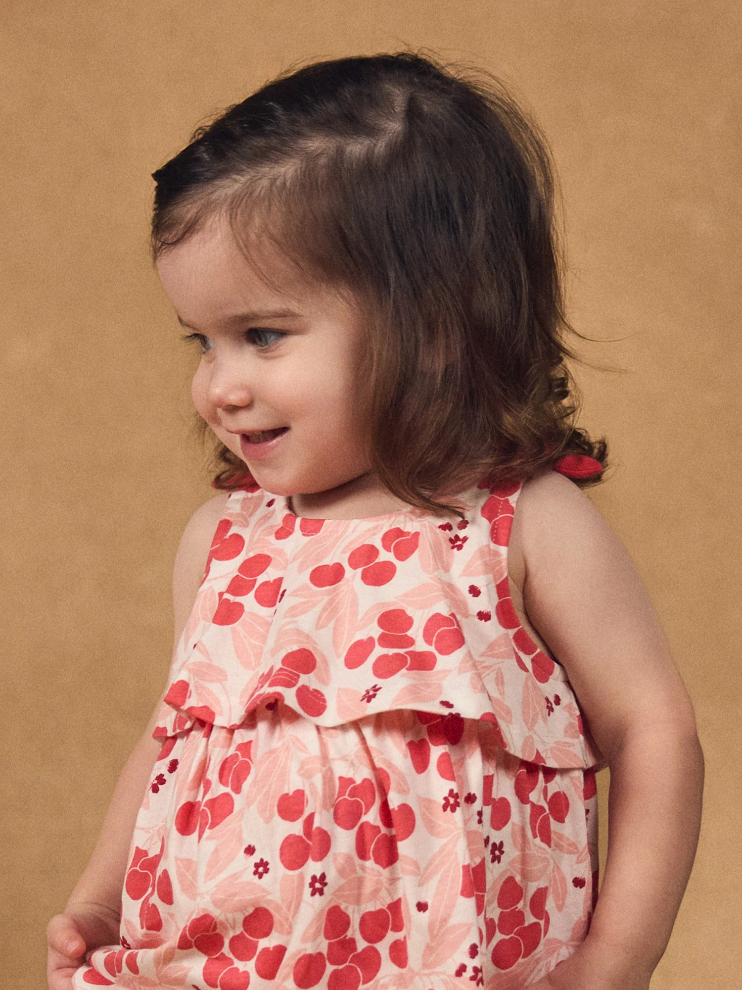 Robe body imprimée cerises Bébé Fille - Image 3