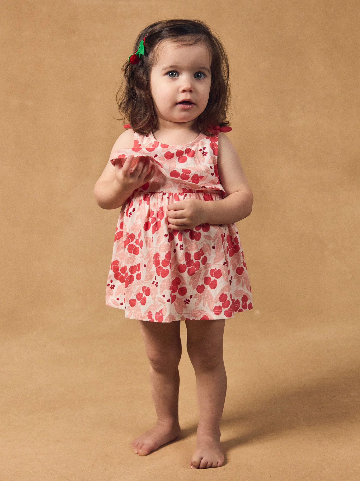 Robe body imprimée cerises Bébé Fille - Image 5