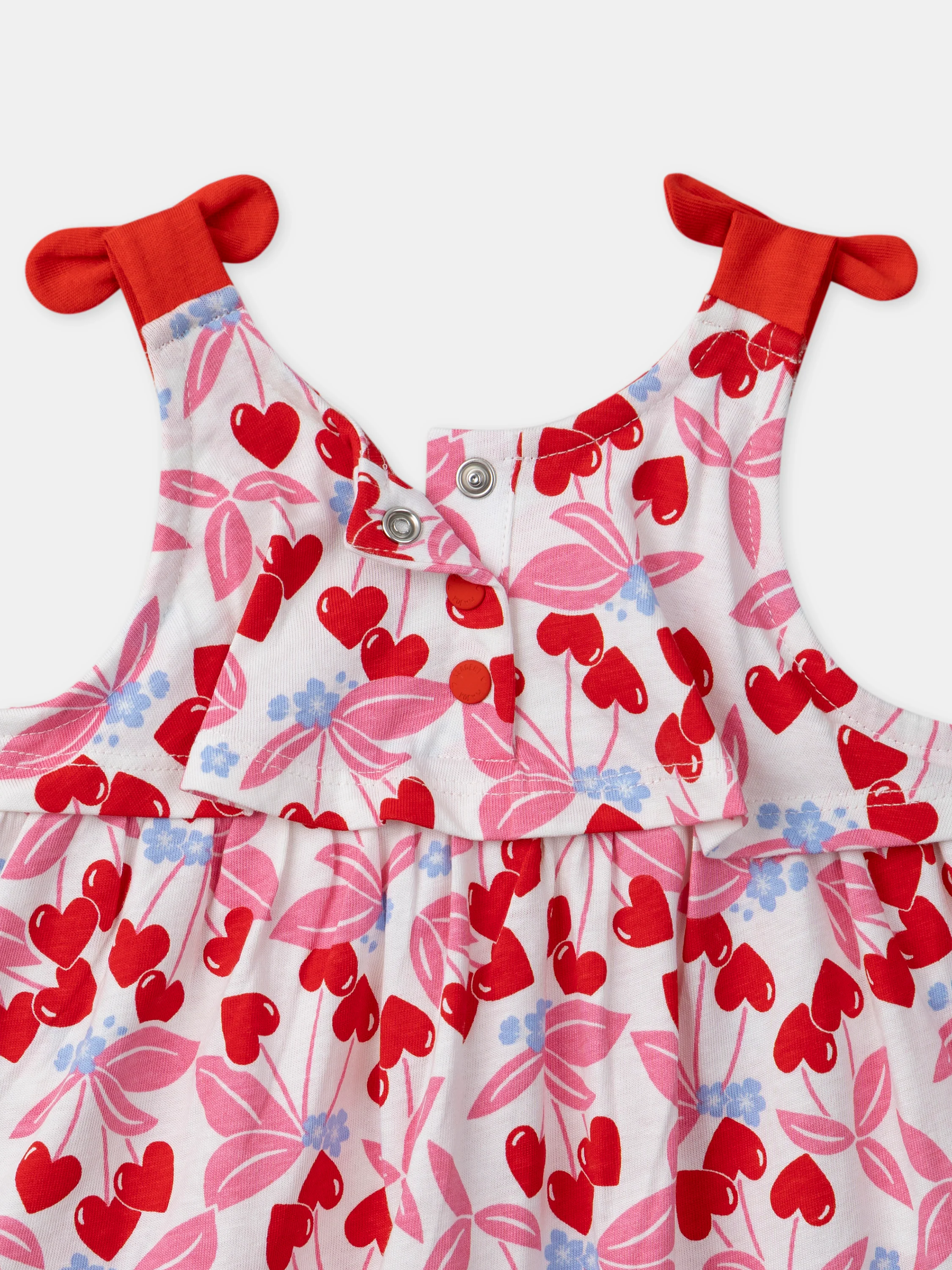 Robe body imprimée cerises coeurs - Image 3
