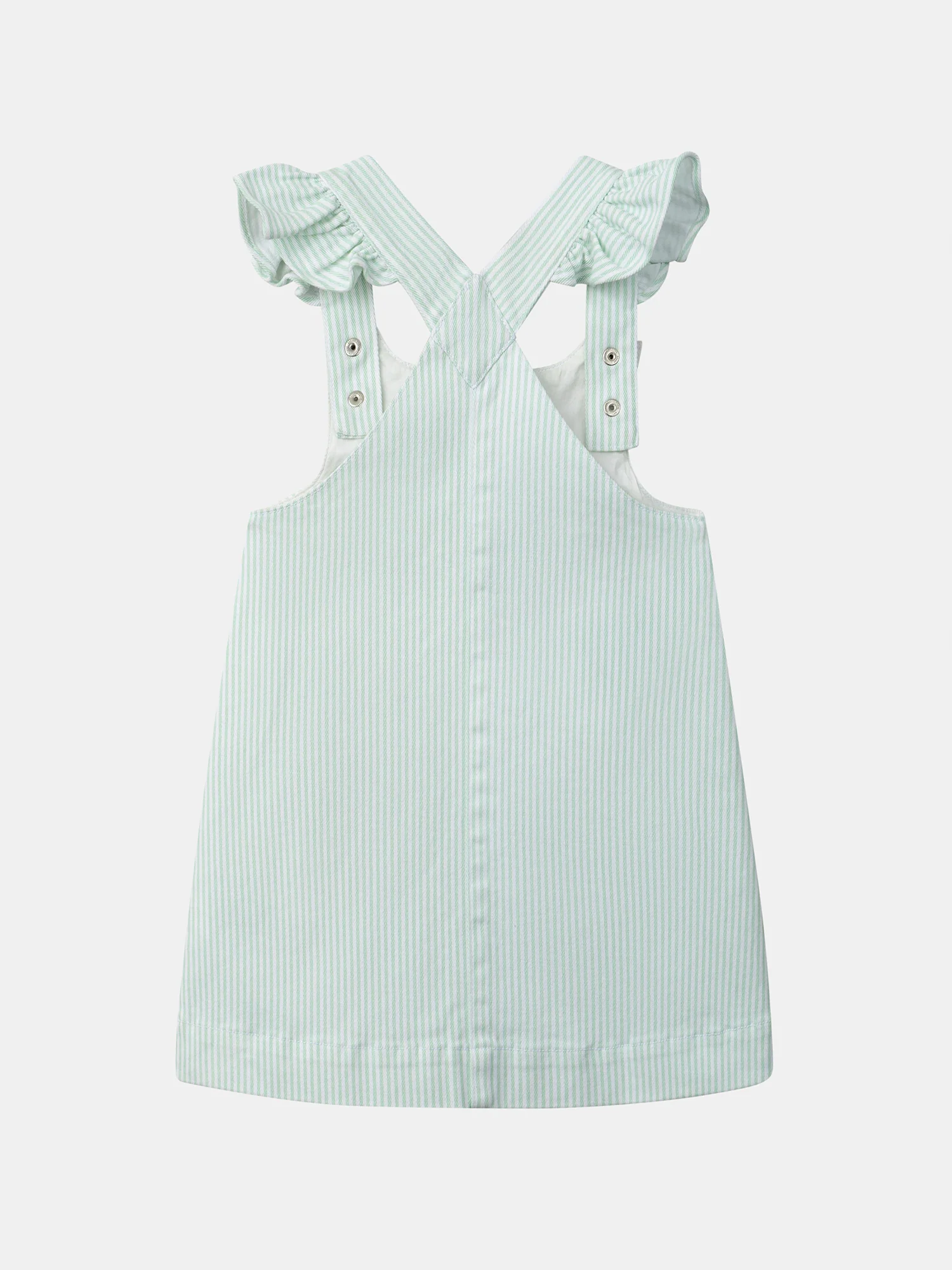 Robe Ă rayures vertes Fille - Image 8