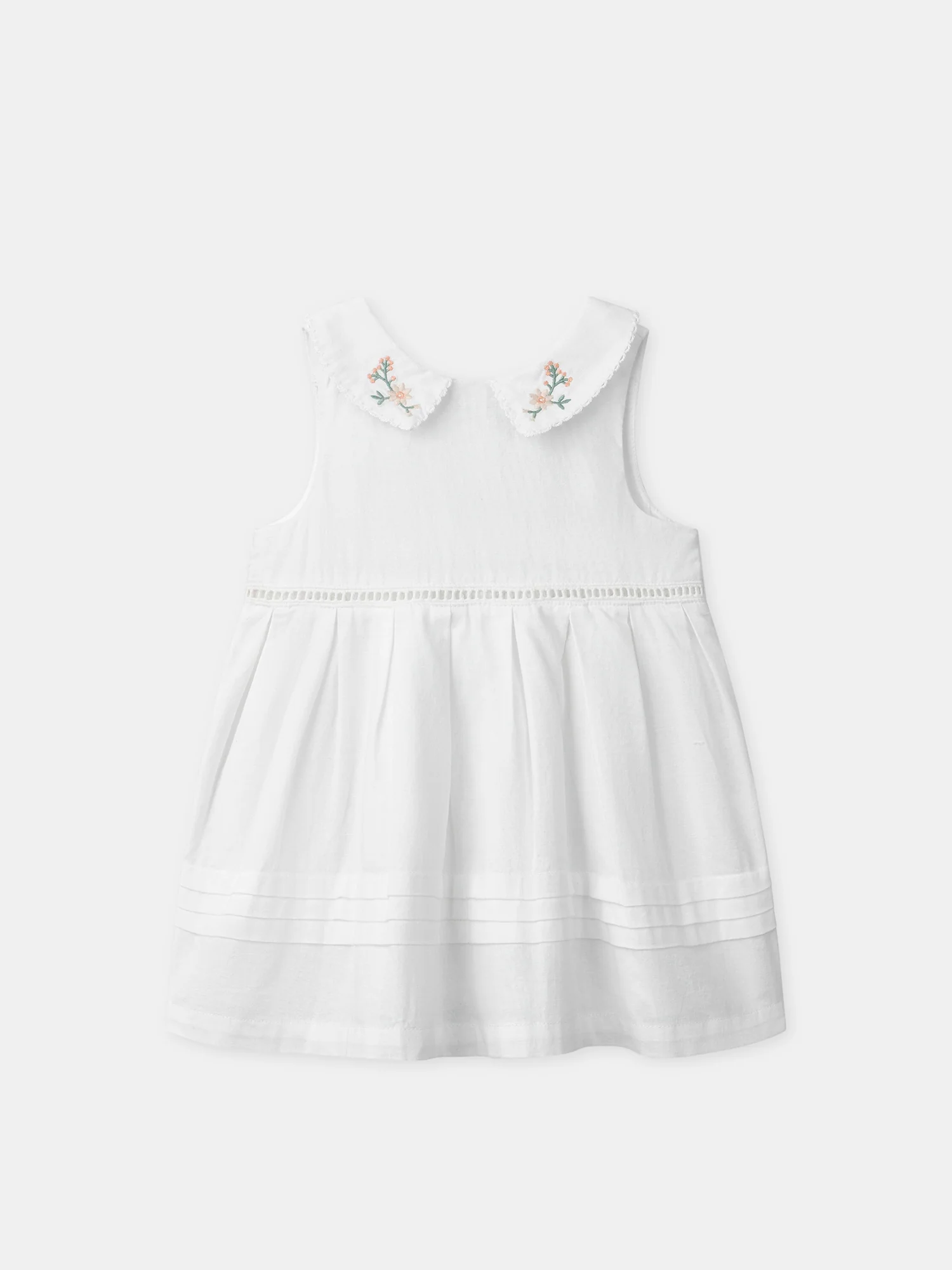 Robe écru à col brodé Bébé Fille - Image 6