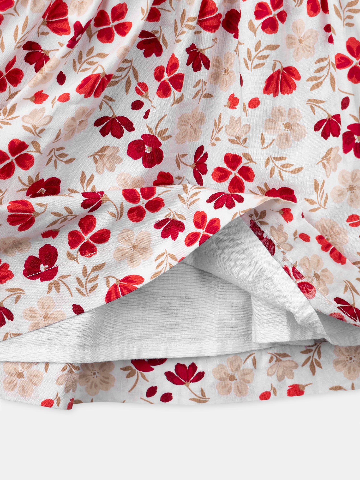 Robe imprimé fleuri à manches volantes Fille - Image 5