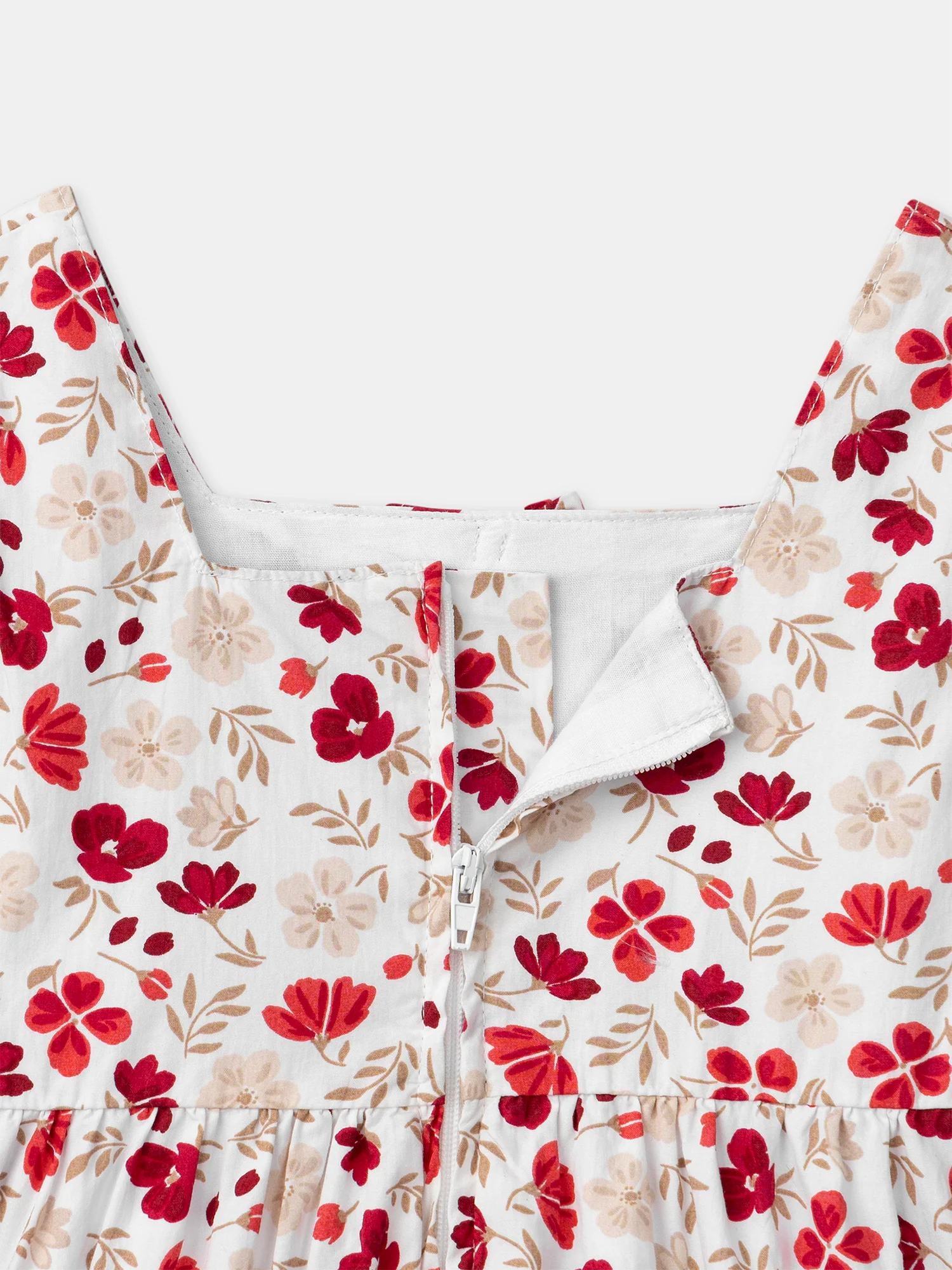 Robe imprimé fleuri à manches volantes Fille - Image 6