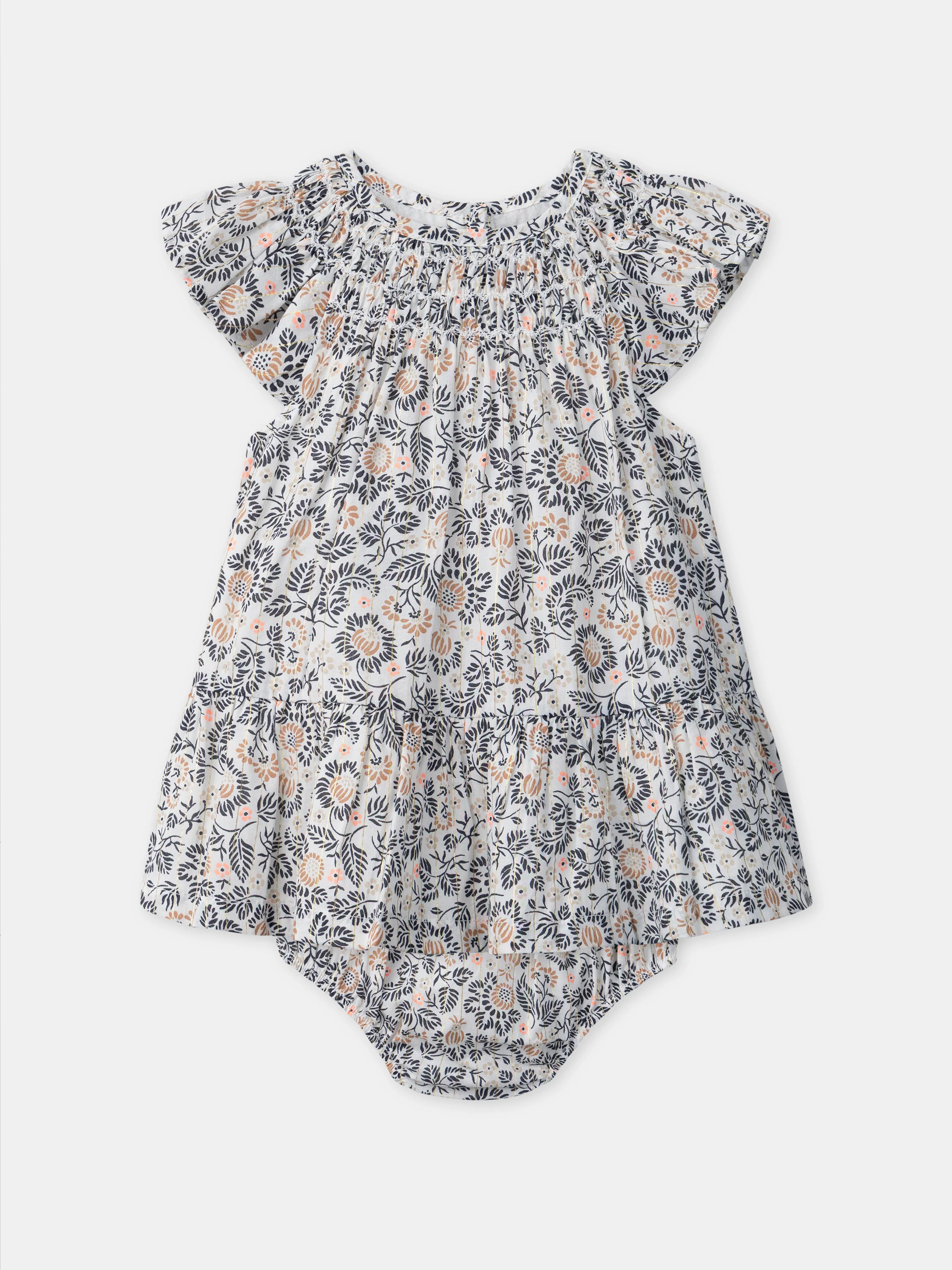 Robe + bloomer imprimée fleuri Bébé Fille - Image 6