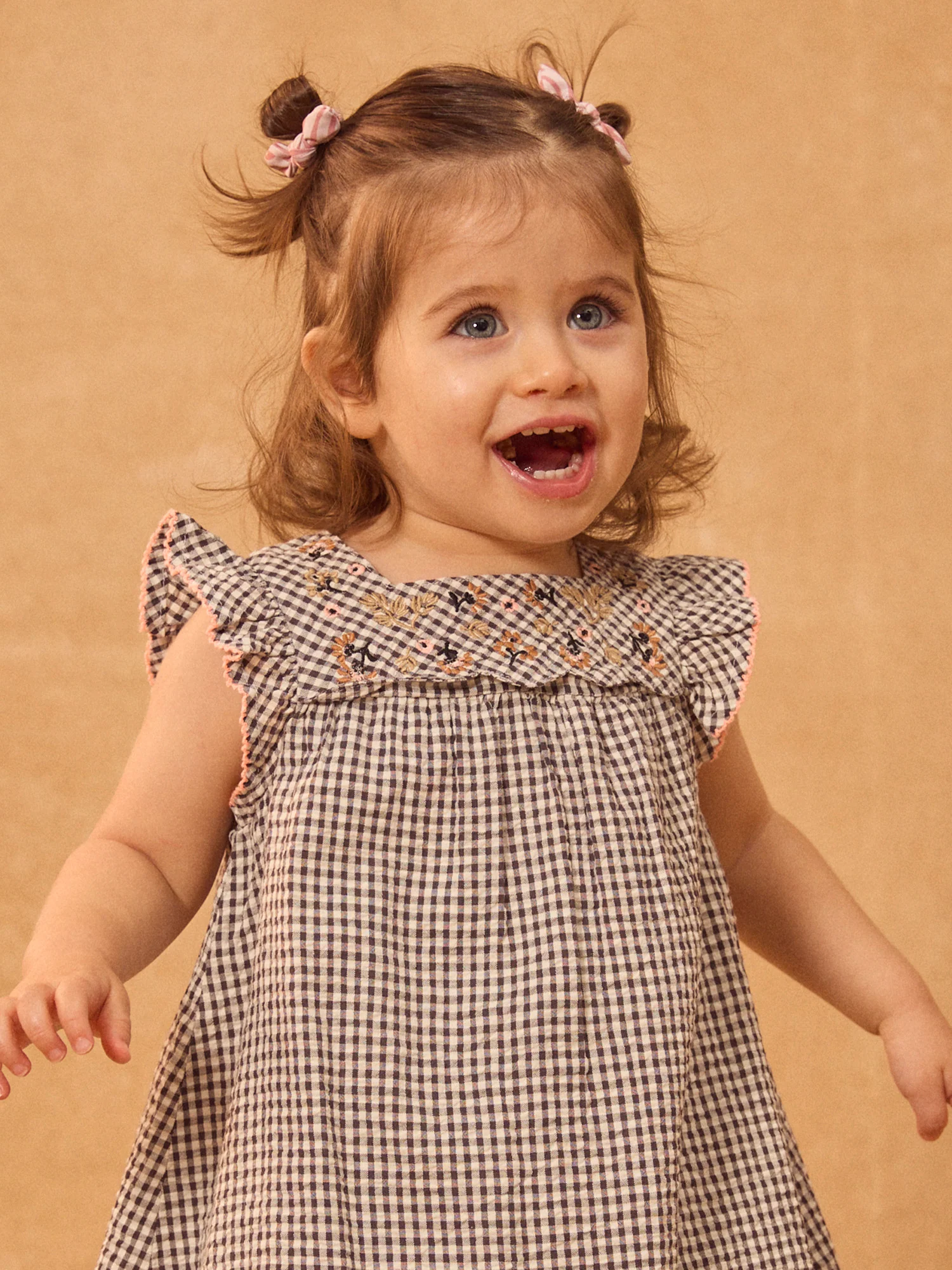 Robe + bloomer vichy Bébé Fille - Image 3