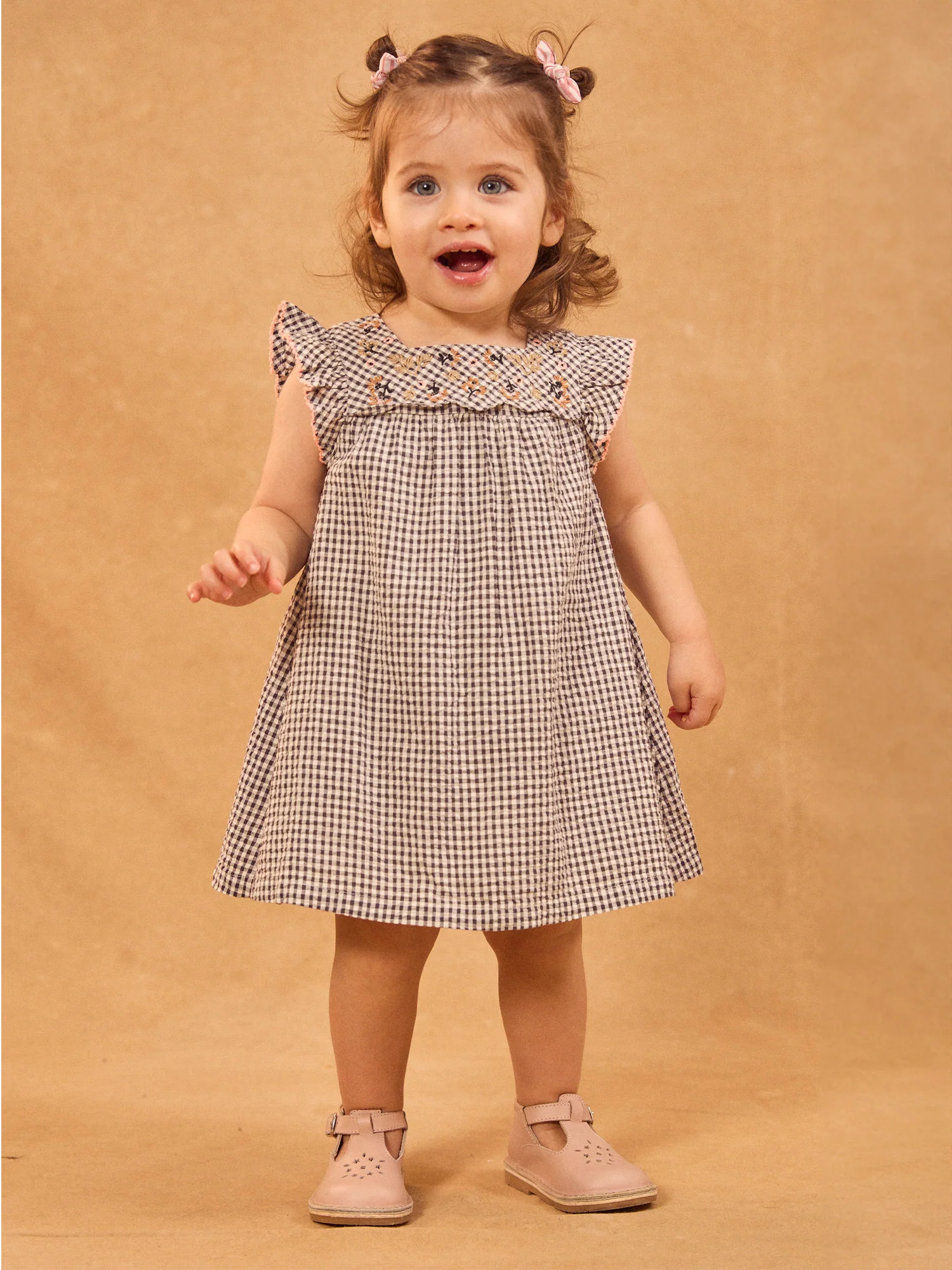Robe + bloomer vichy Bébé Fille - Image 4
