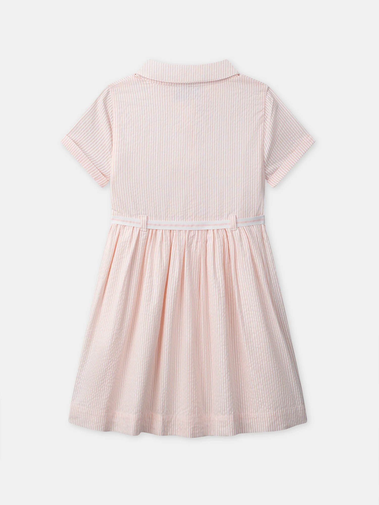 Robe chemise Ă rayures rose Fille - Image 7