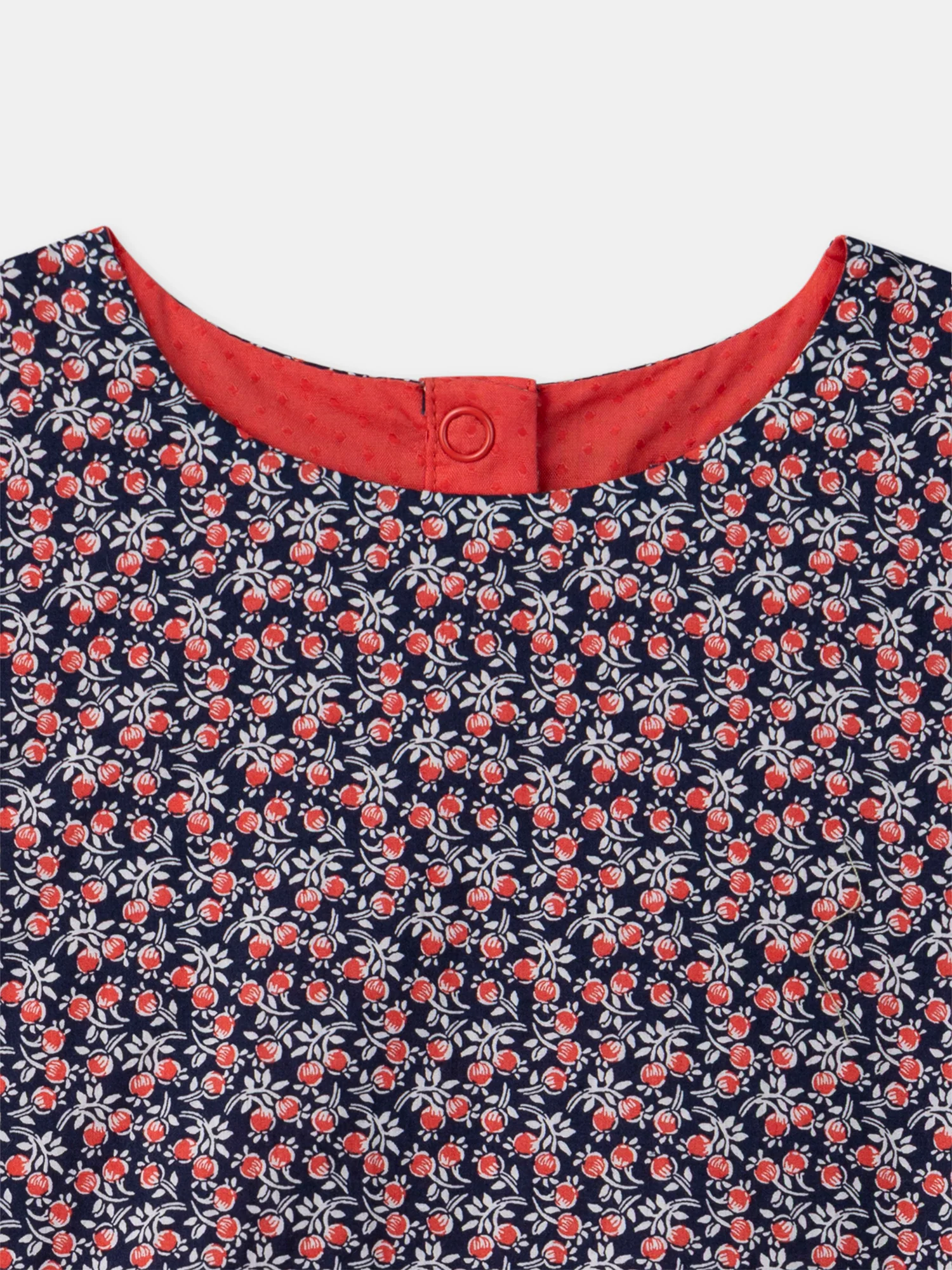 Robe réversible rouge ou imprimé fleuri Fille - Image 4