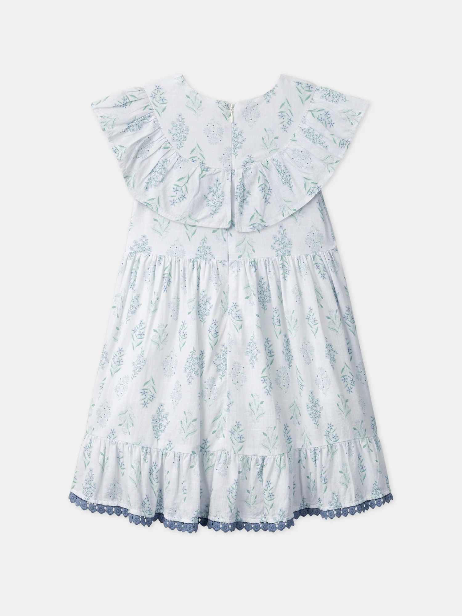 Robe fleurie à volants - Image 4