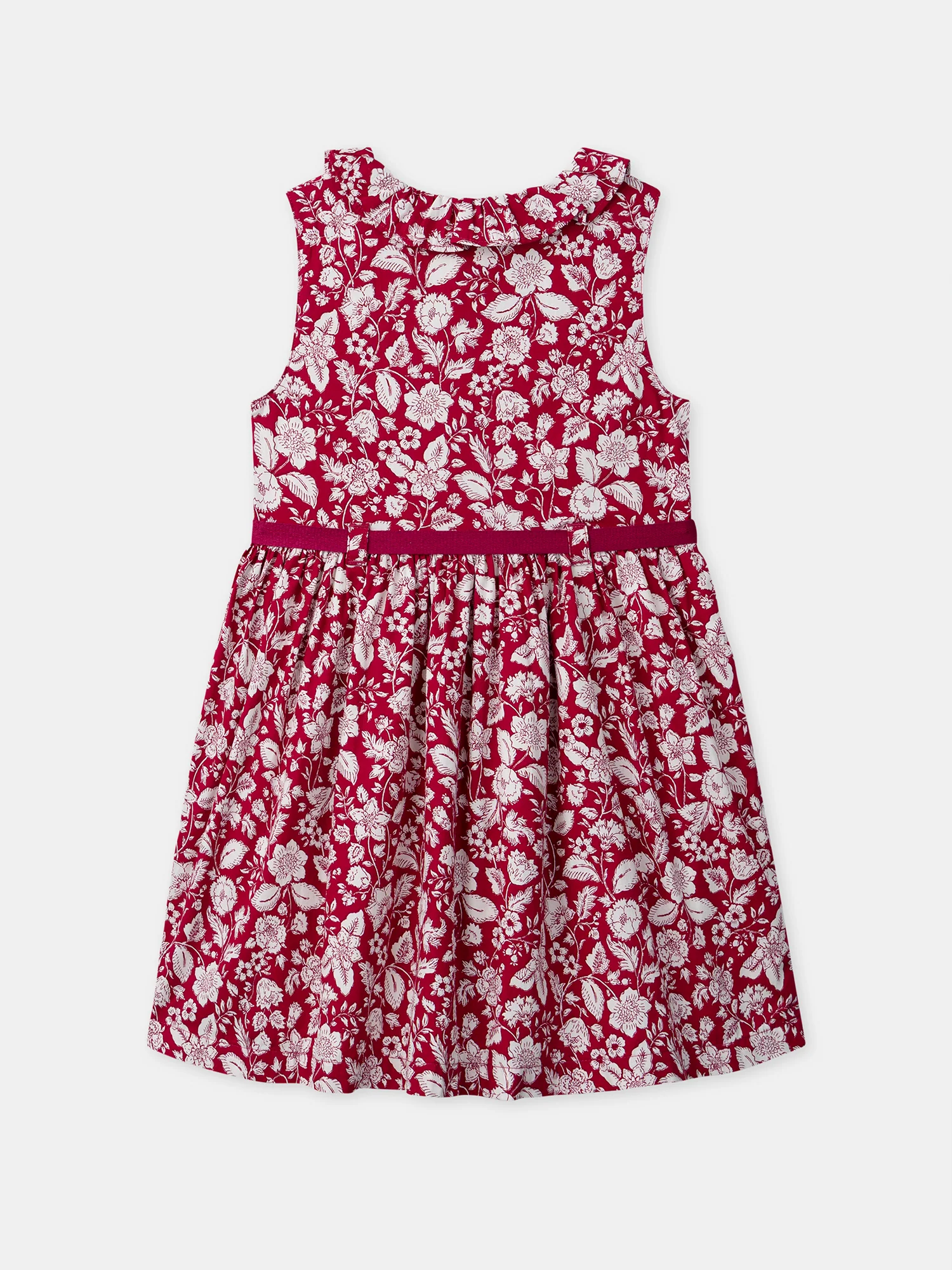Robe fuchsia imprimé fleurs Fille - Image 7