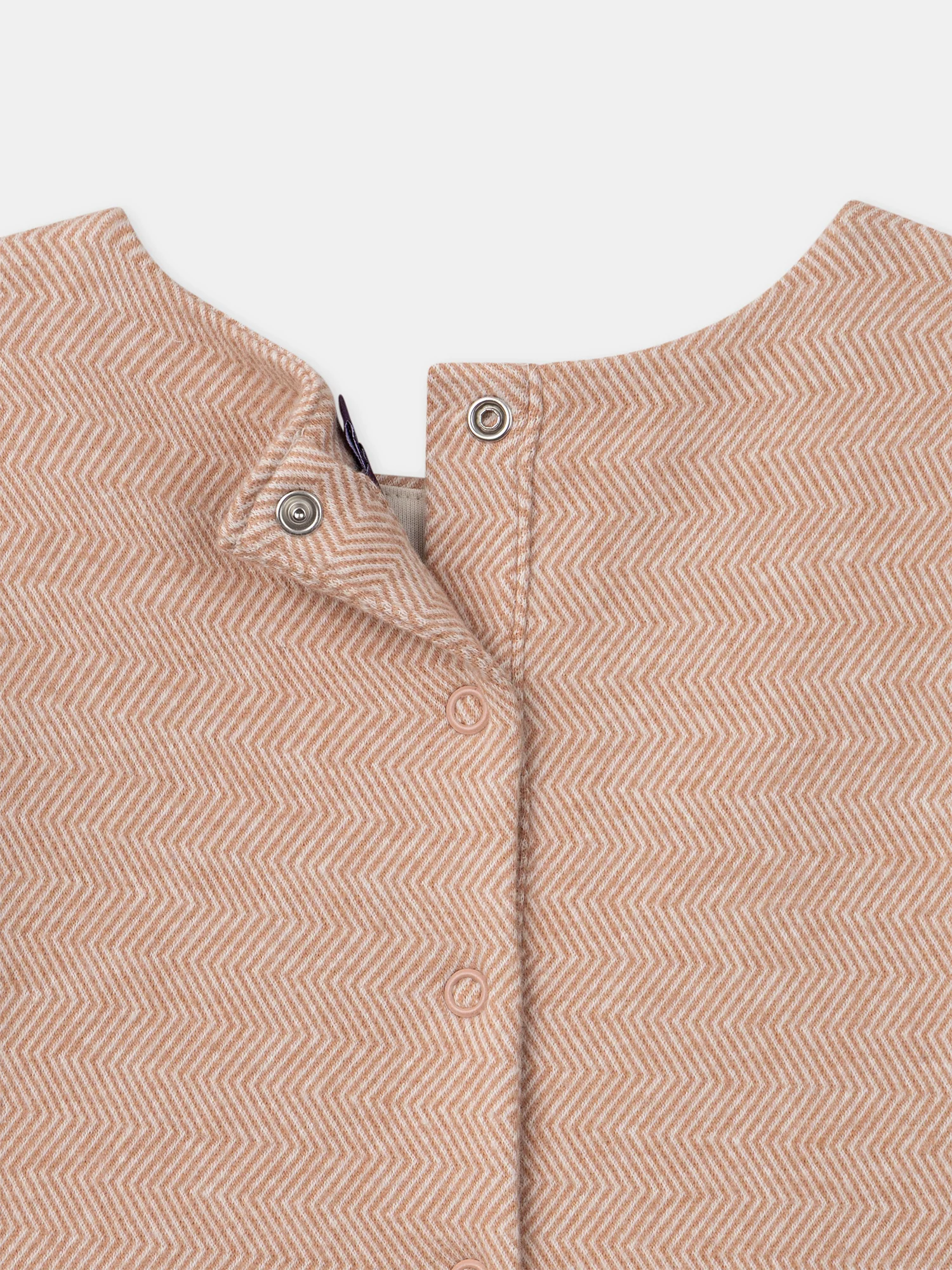 Robe rose à volant et broderies glands Fille - Image 6