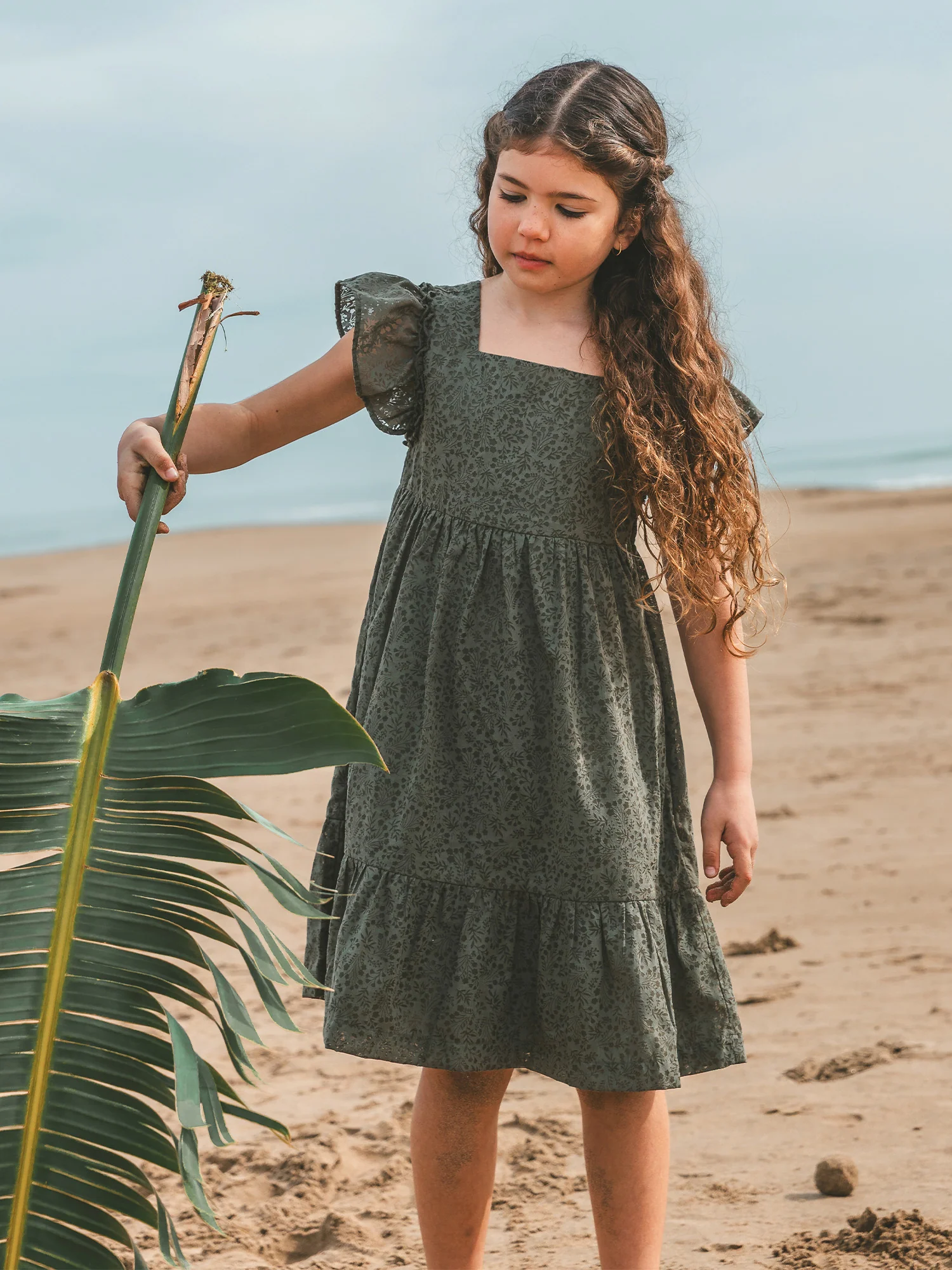 Robe kaki Fille - Image 2
