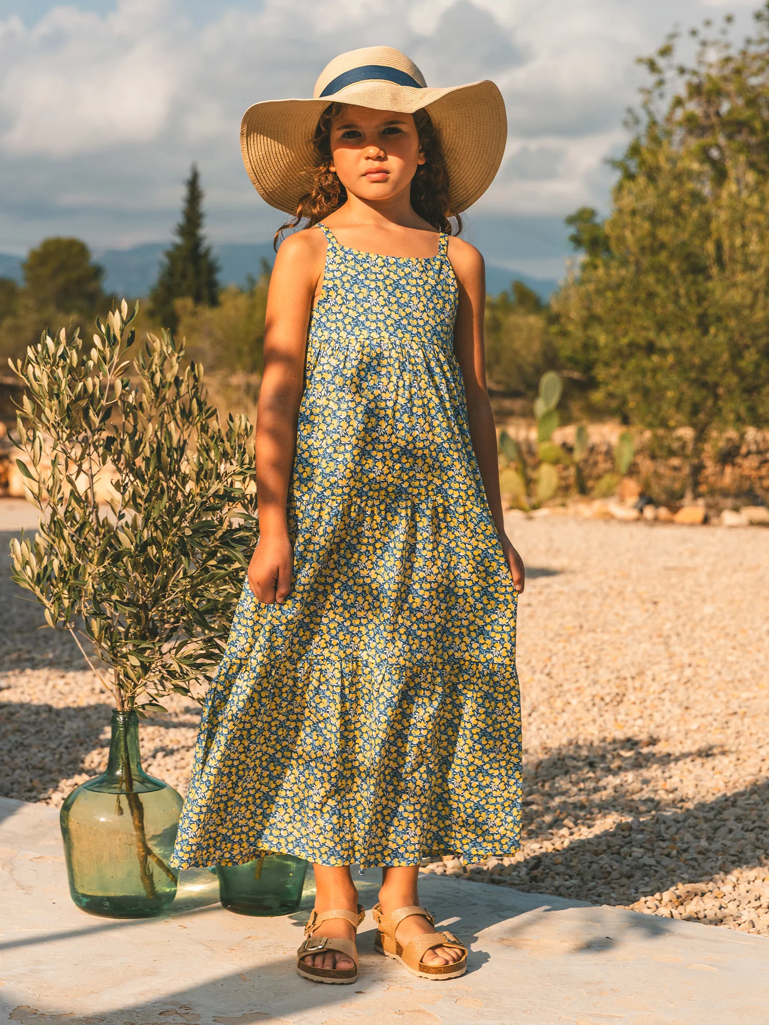 Robe longue à motifs citrons Fille - Image 2