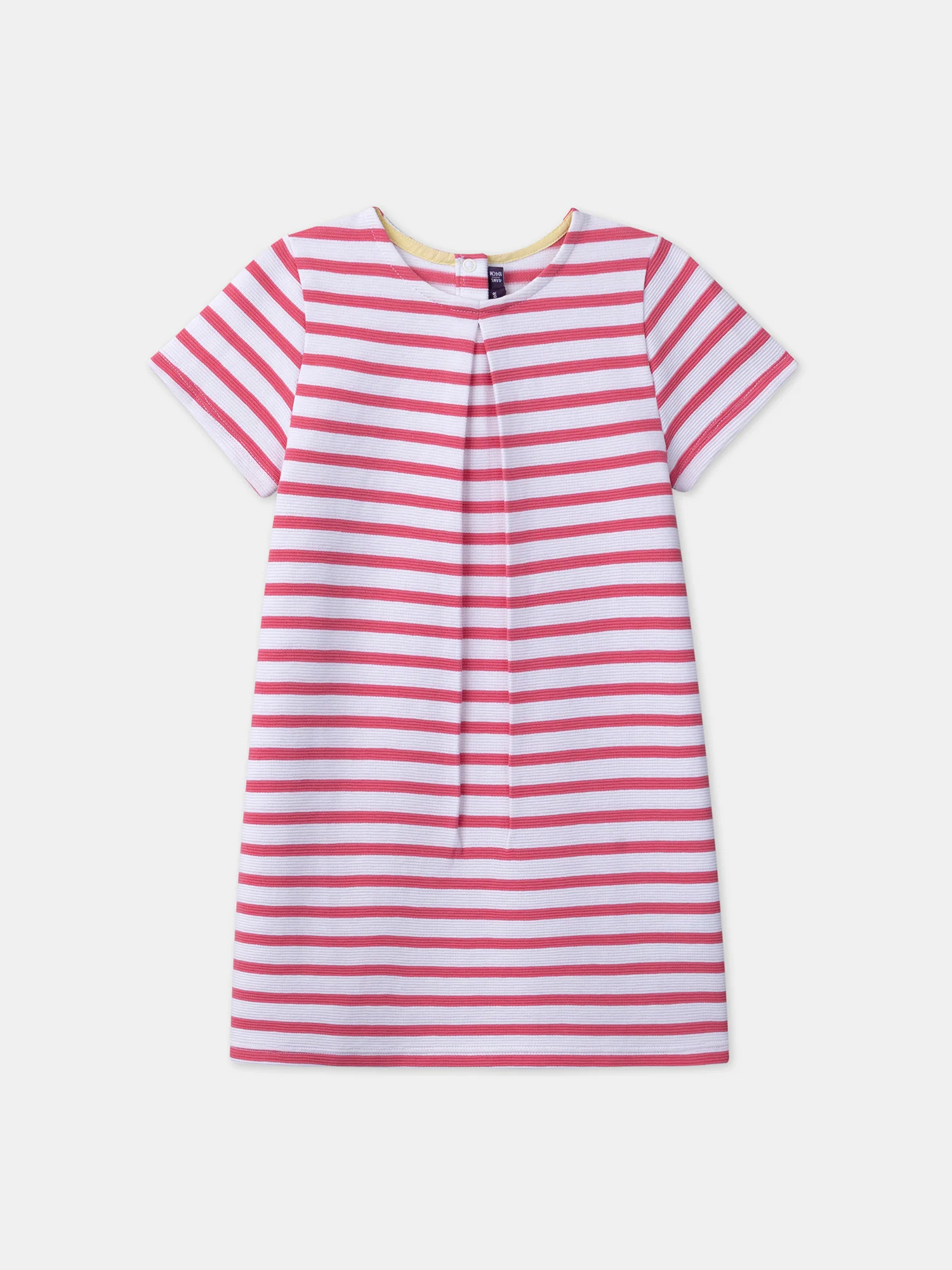 Robe marinière rose