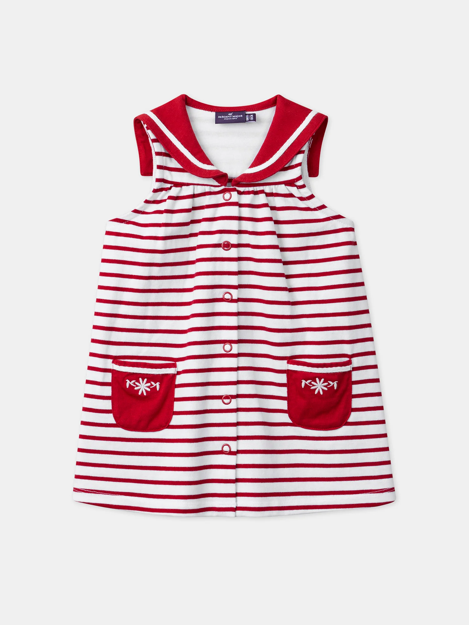 Robe rayée style marin