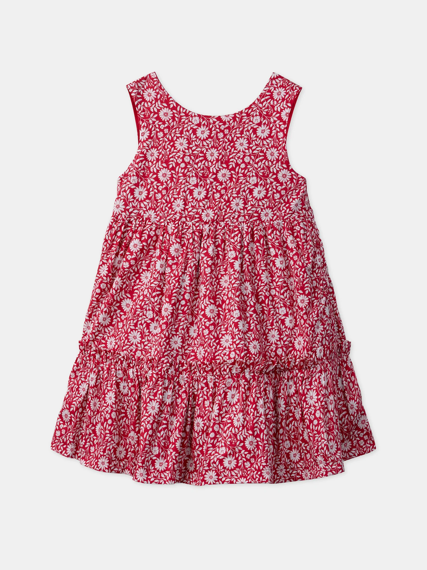 Robe réversible imprimé fleuri et uni