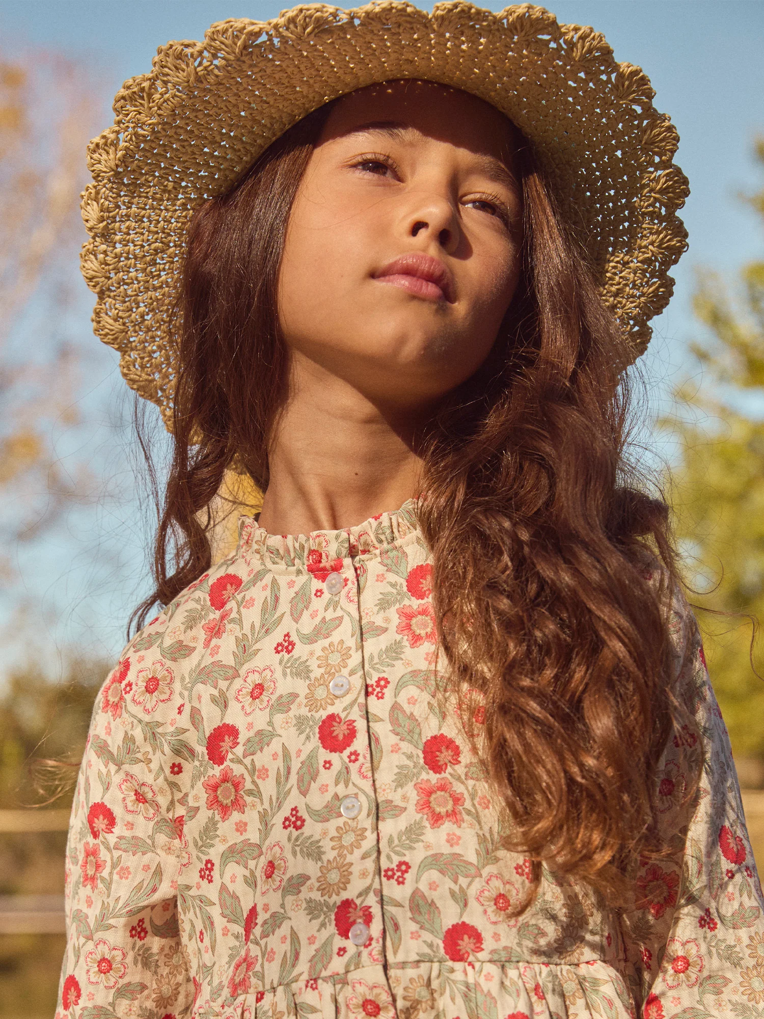 Robe imprimée fleuri Fille - Image 3