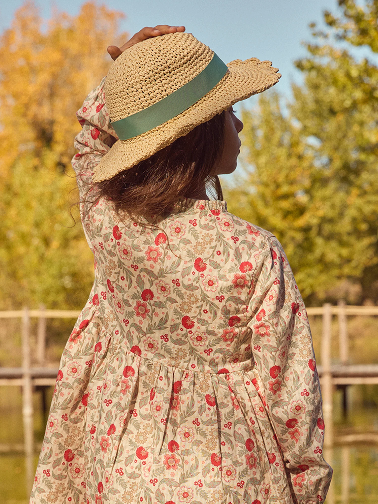 Robe imprimée fleuri Fille - Image 4