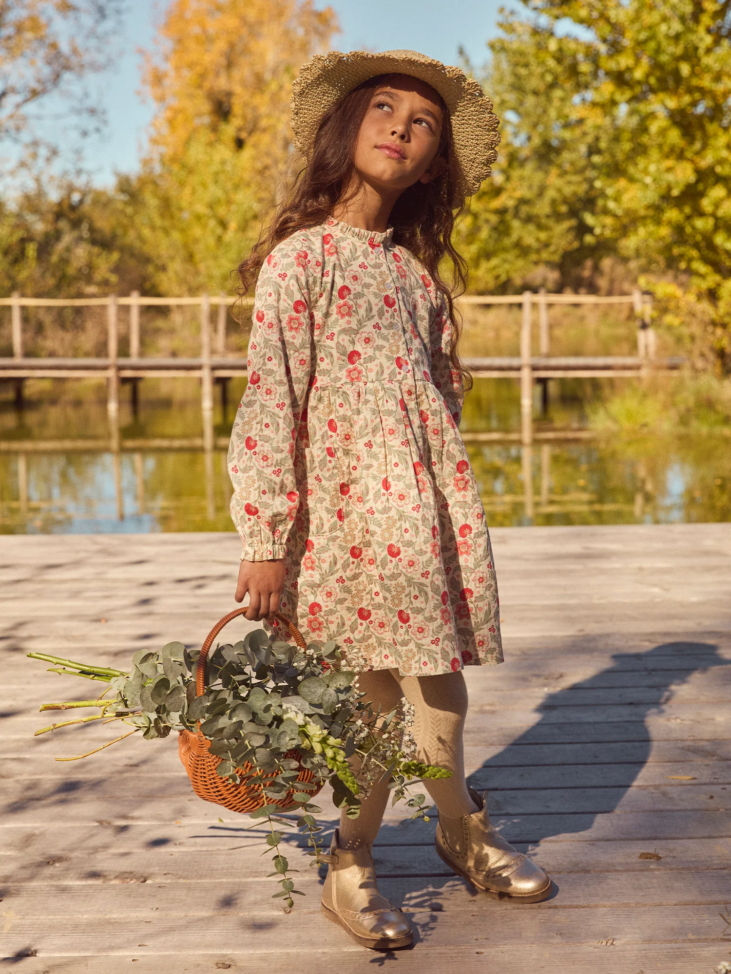 Robe imprimée fleuri Fille - Image 5
