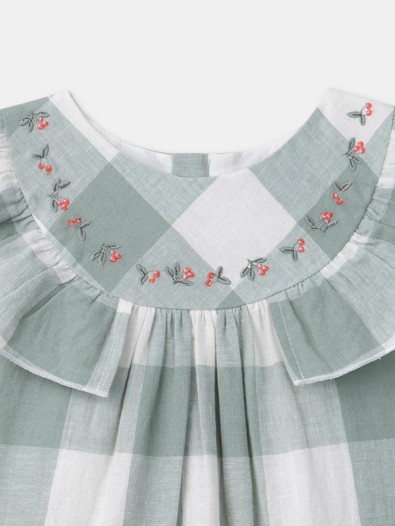 Robe Vichy Ă volants - Image 2